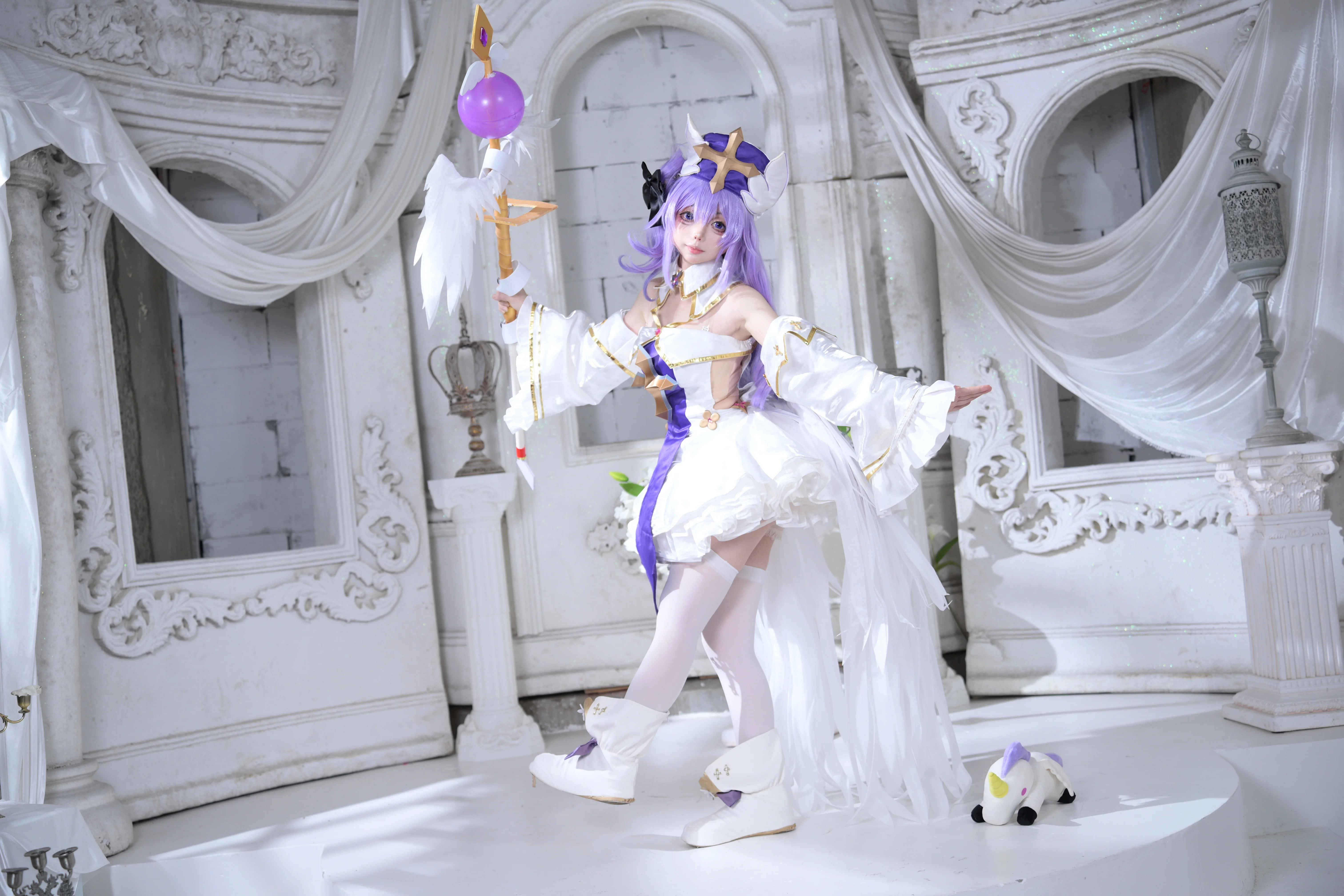 【独角兽cos】碧蓝航线，纯白守护天使的静谧时刻 - 第 9 张