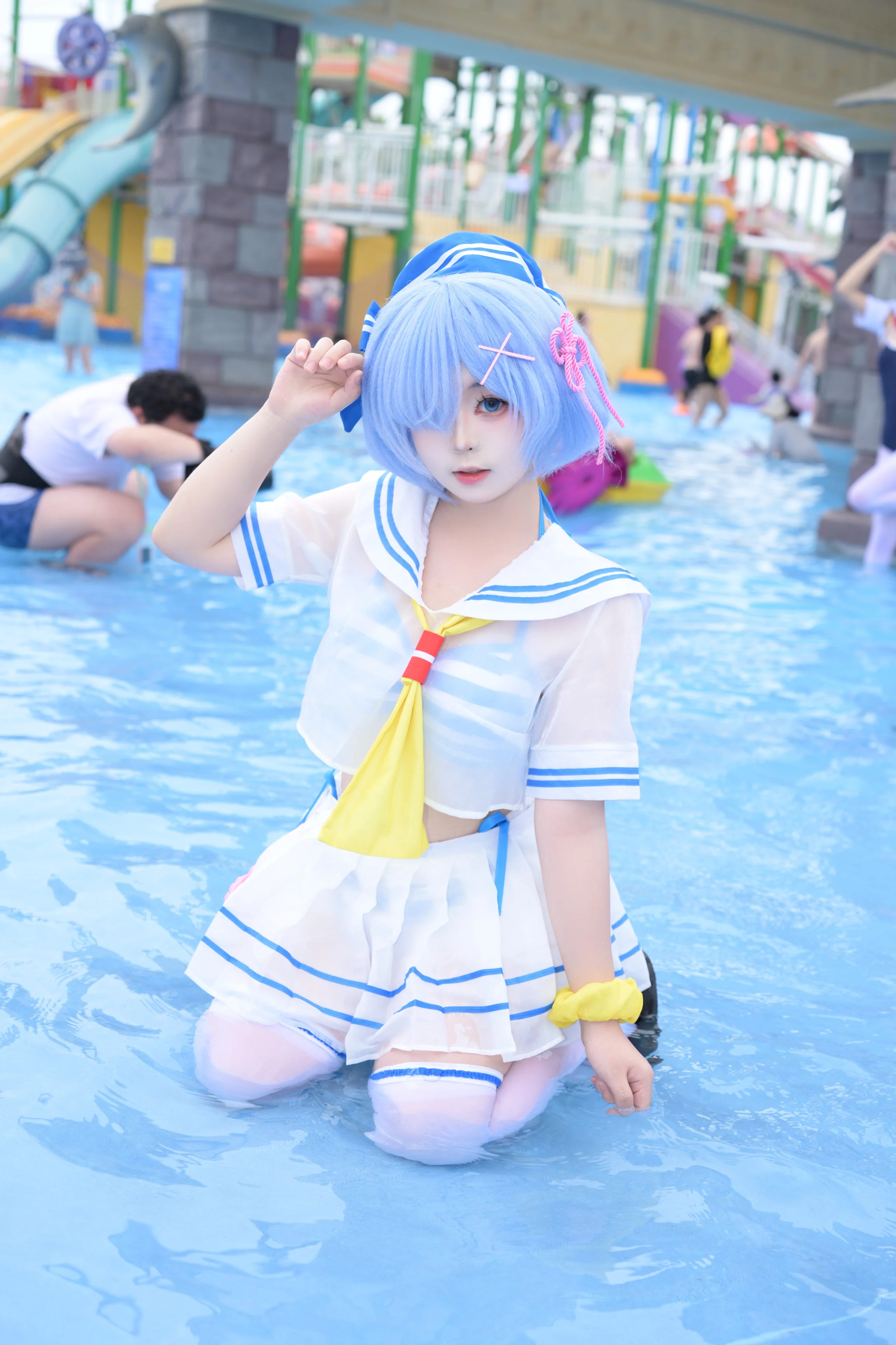 【蕾姆cos】Re从零开始的异世界生活的夏日水上乐园 - 第 1 张