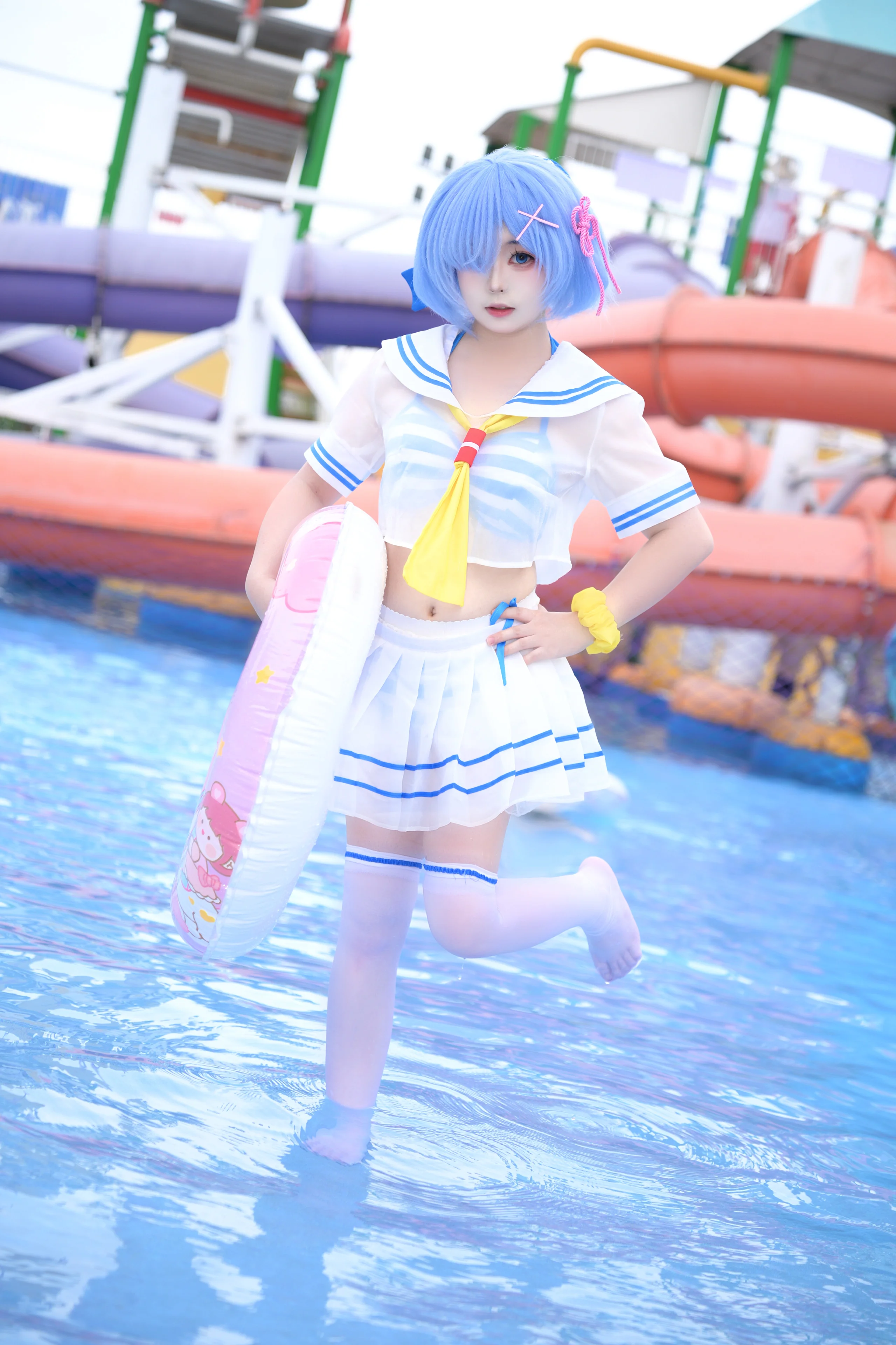 【蕾姆cos】Re从零开始的异世界生活的夏日水上乐园