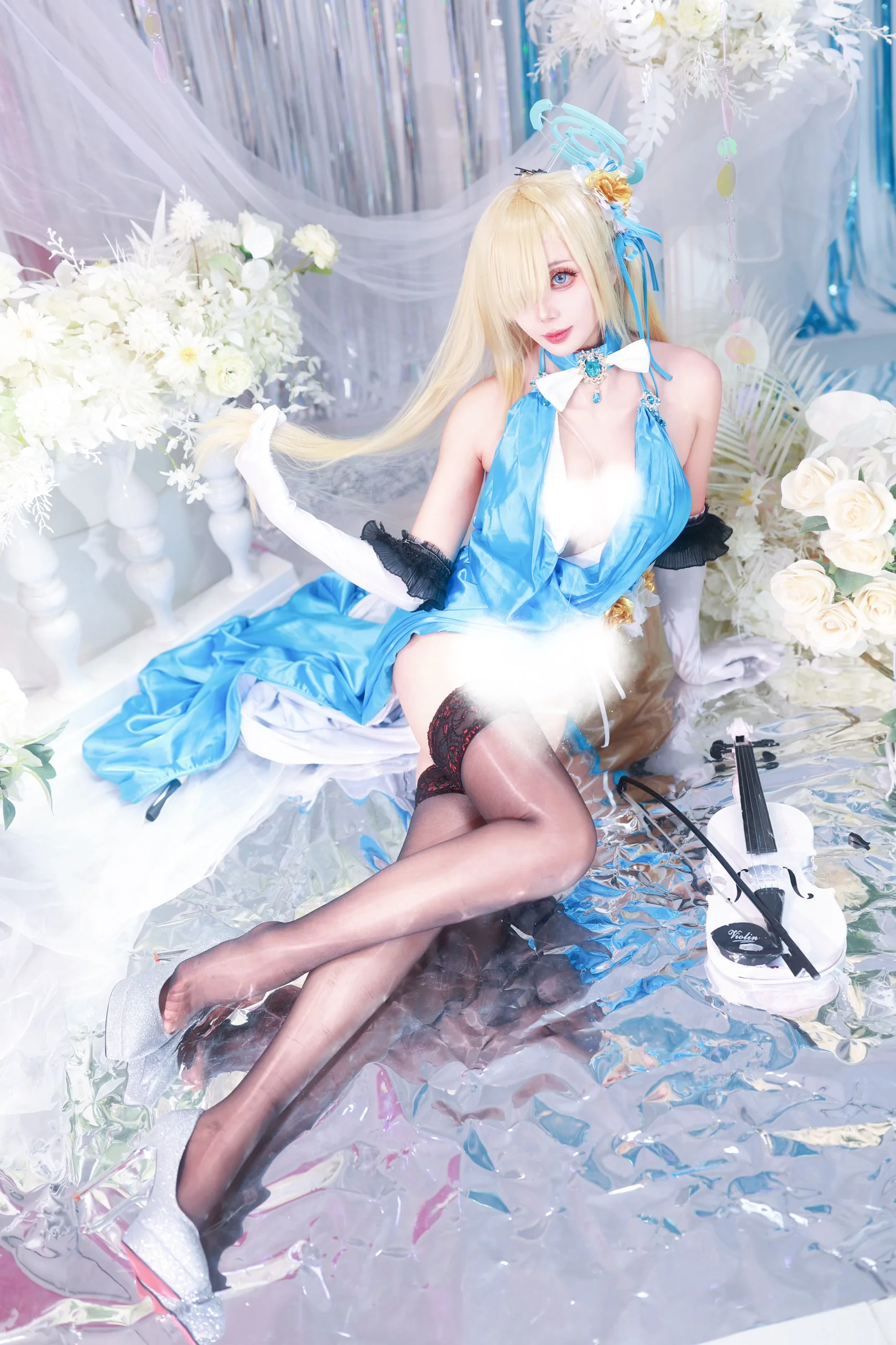 [Ichinose Asuna Cosplay] Love Live! Nijigasaki High School Idol Club's Gorgeous Formal Dress Presentation - Image 1
