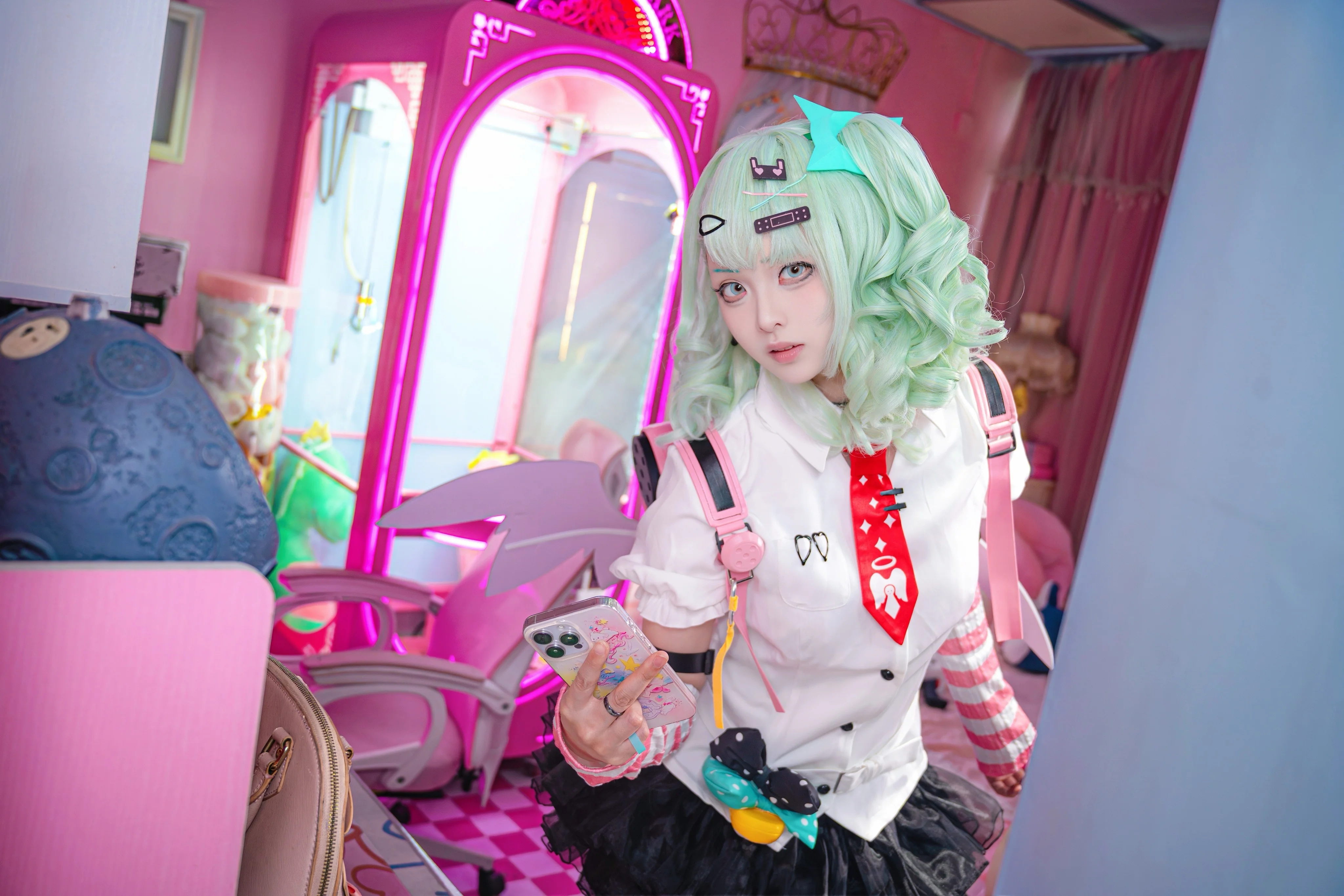 【千夏cos】絕區零裡的甜酷少女，今日份的棚拍記錄 - 第 1 張