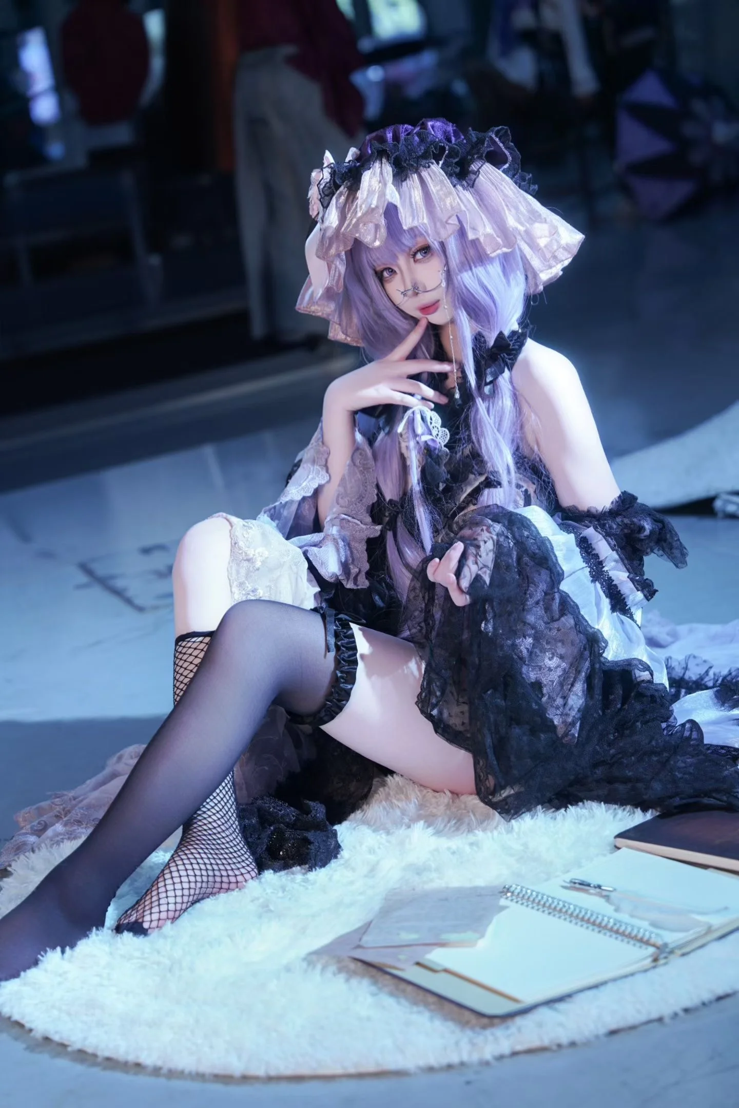 東方Project帕秋莉cos，漫展現場的靜謐時光 - 第 1 張