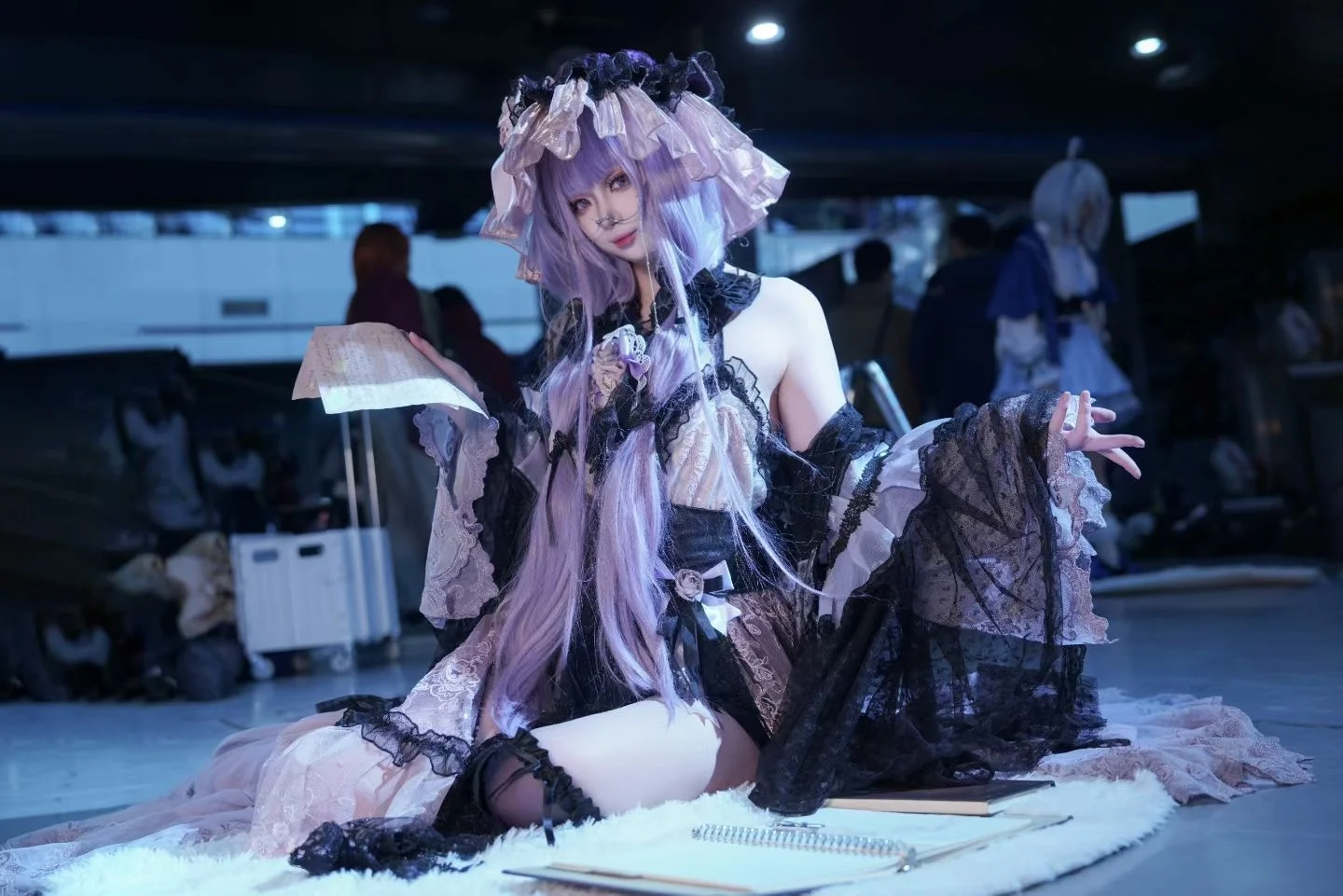 東方Project帕秋莉cos，漫展現場的靜謐時光 - 第 3 張