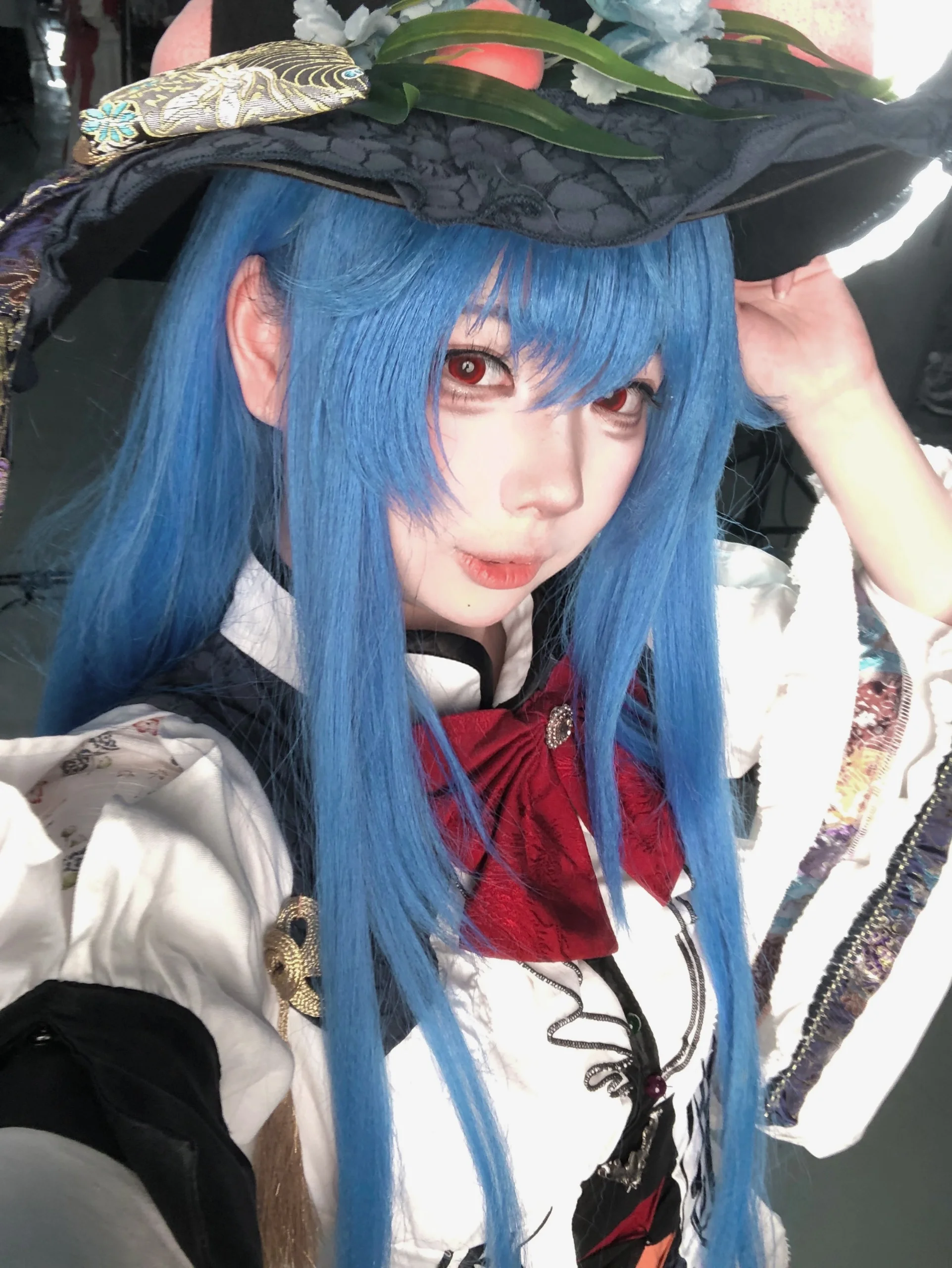 【比那名居天子cos】东方project，漫展自拍细节记录