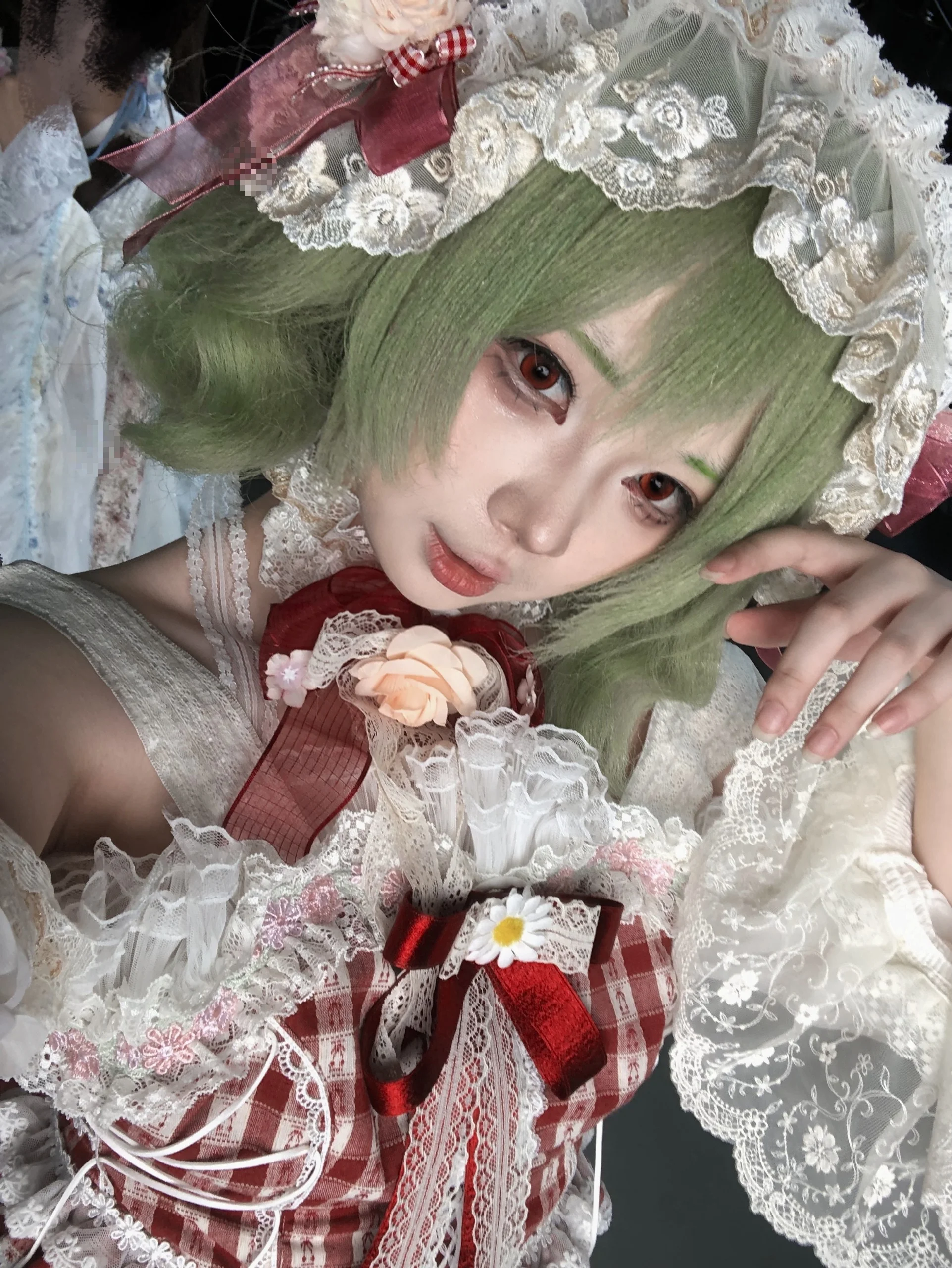 【风见幽香cos】向日葵与红白格纹的搭配 - 第 1 张