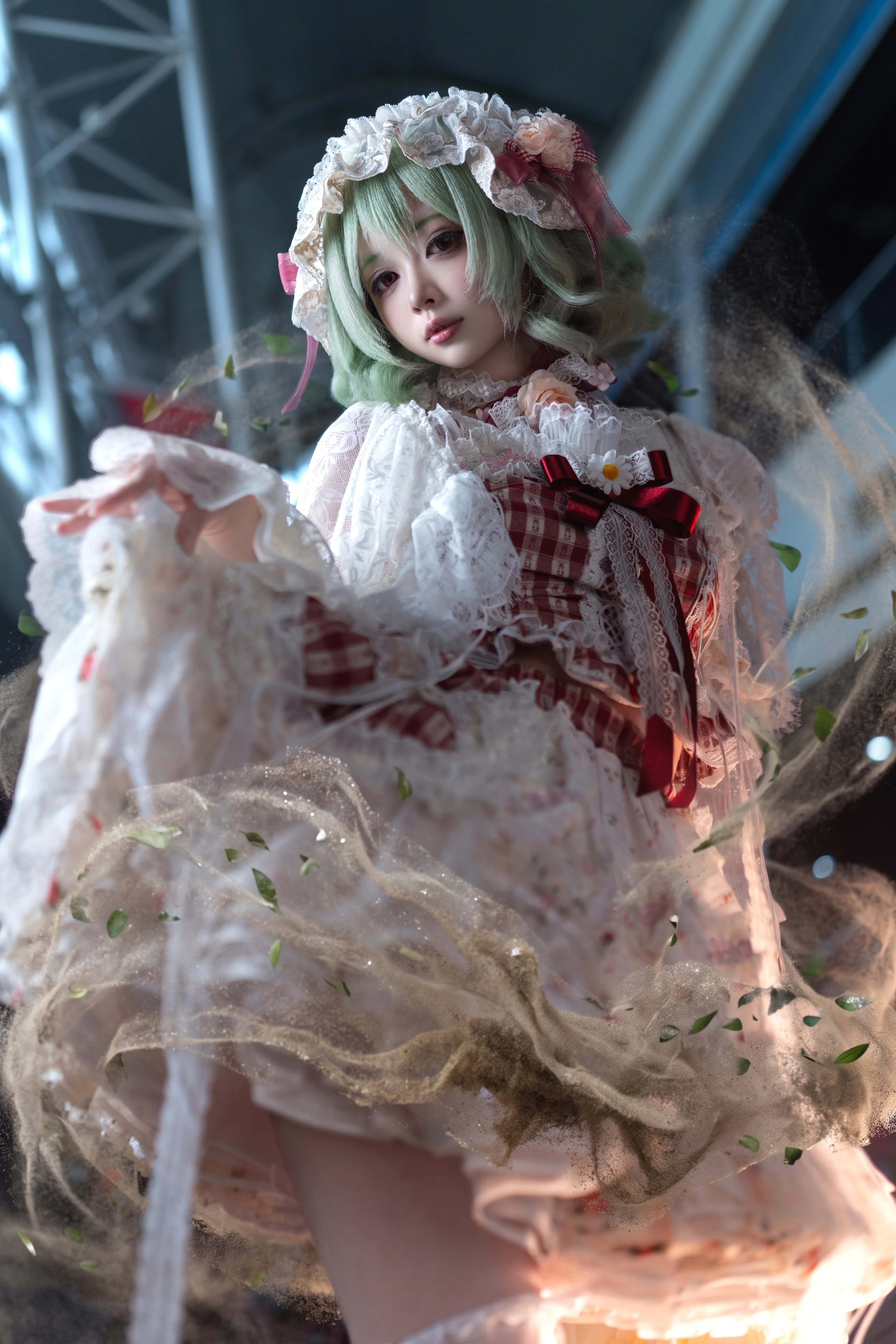 【风见幽香cos】东方Project的绿色花海，场照也能拍出梦幻感