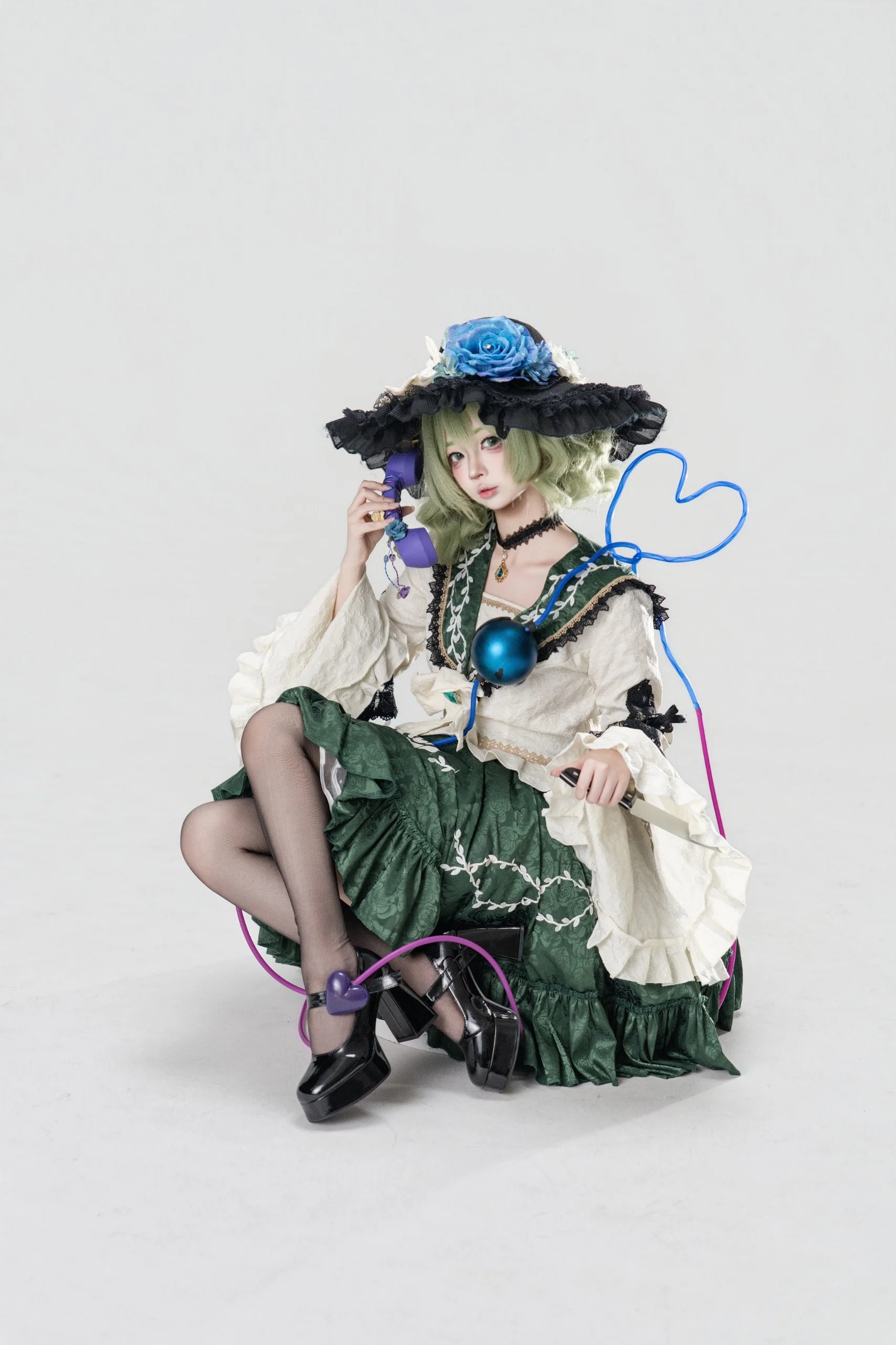 【古明地恋cos】东方project，棚拍动作参考与角色张力呈现 - 第 3 张