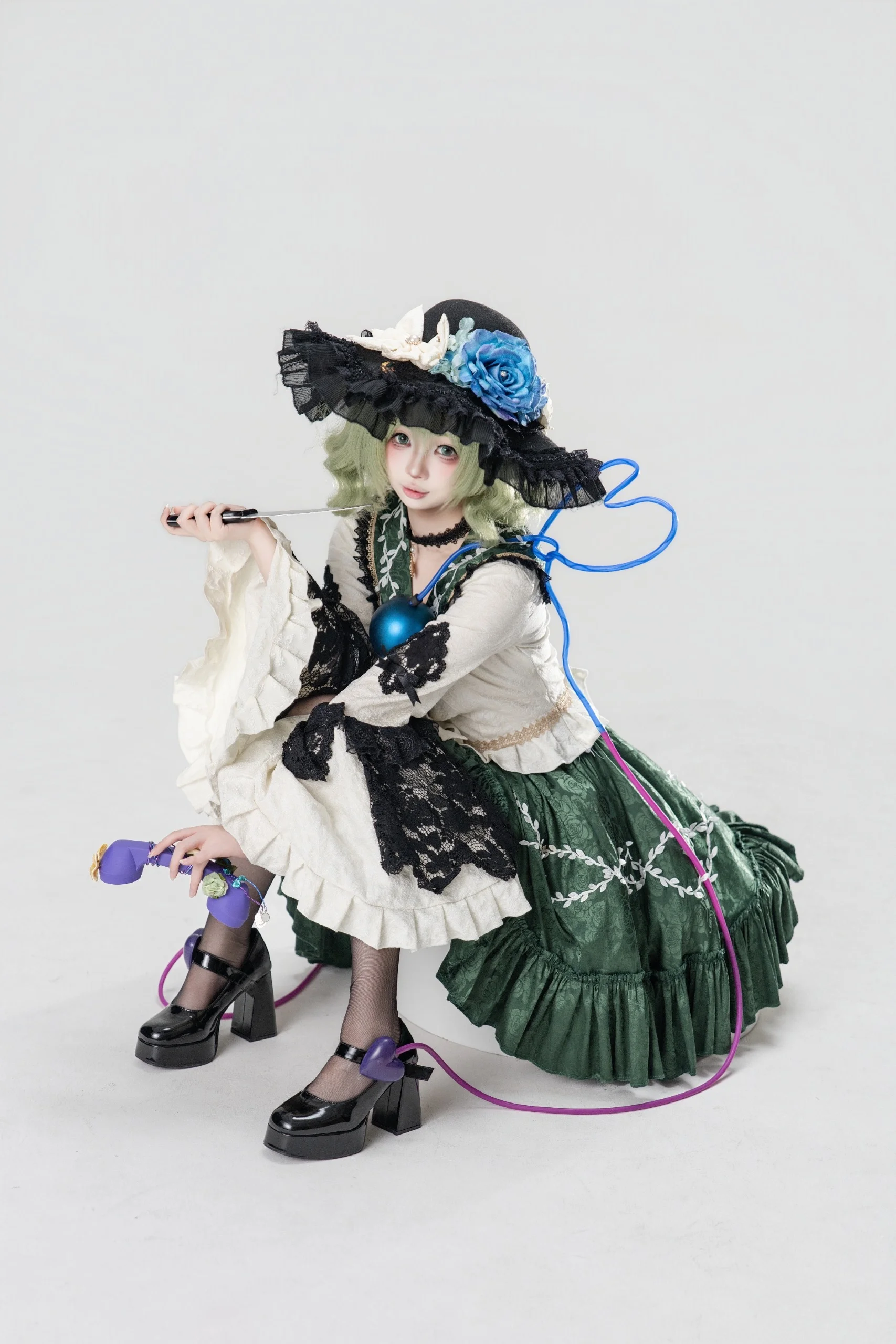 【古明地恋cos】东方project，棚拍动作参考与角色张力呈现 - 第 6 张