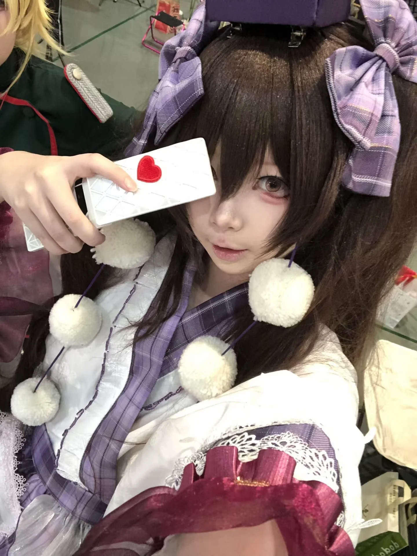 【姬海棠果cos】东方Project漫展自拍，随笔记者的红心卡牌时刻