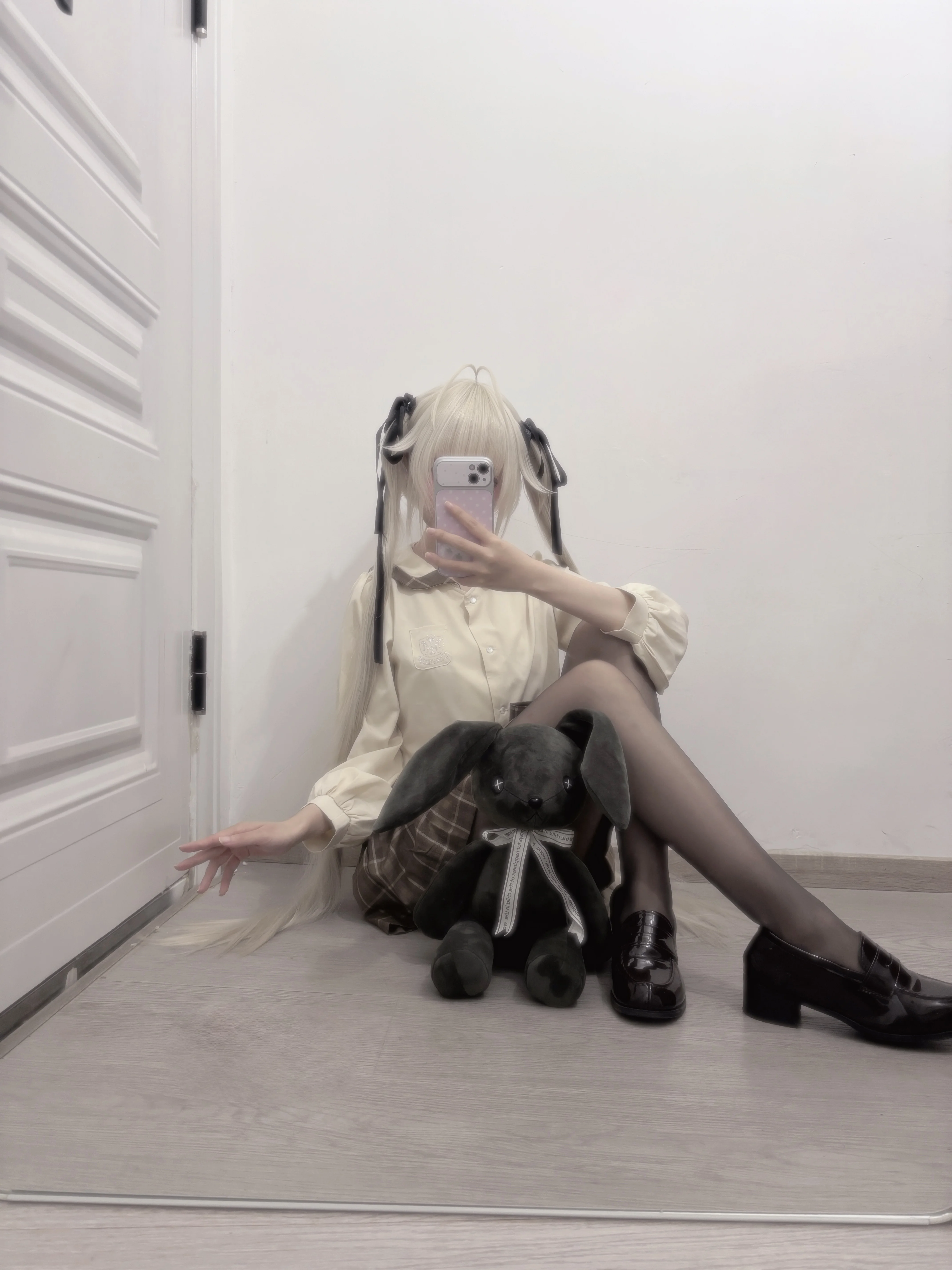 【穹妹cos】旧版校服，极简居家氛围