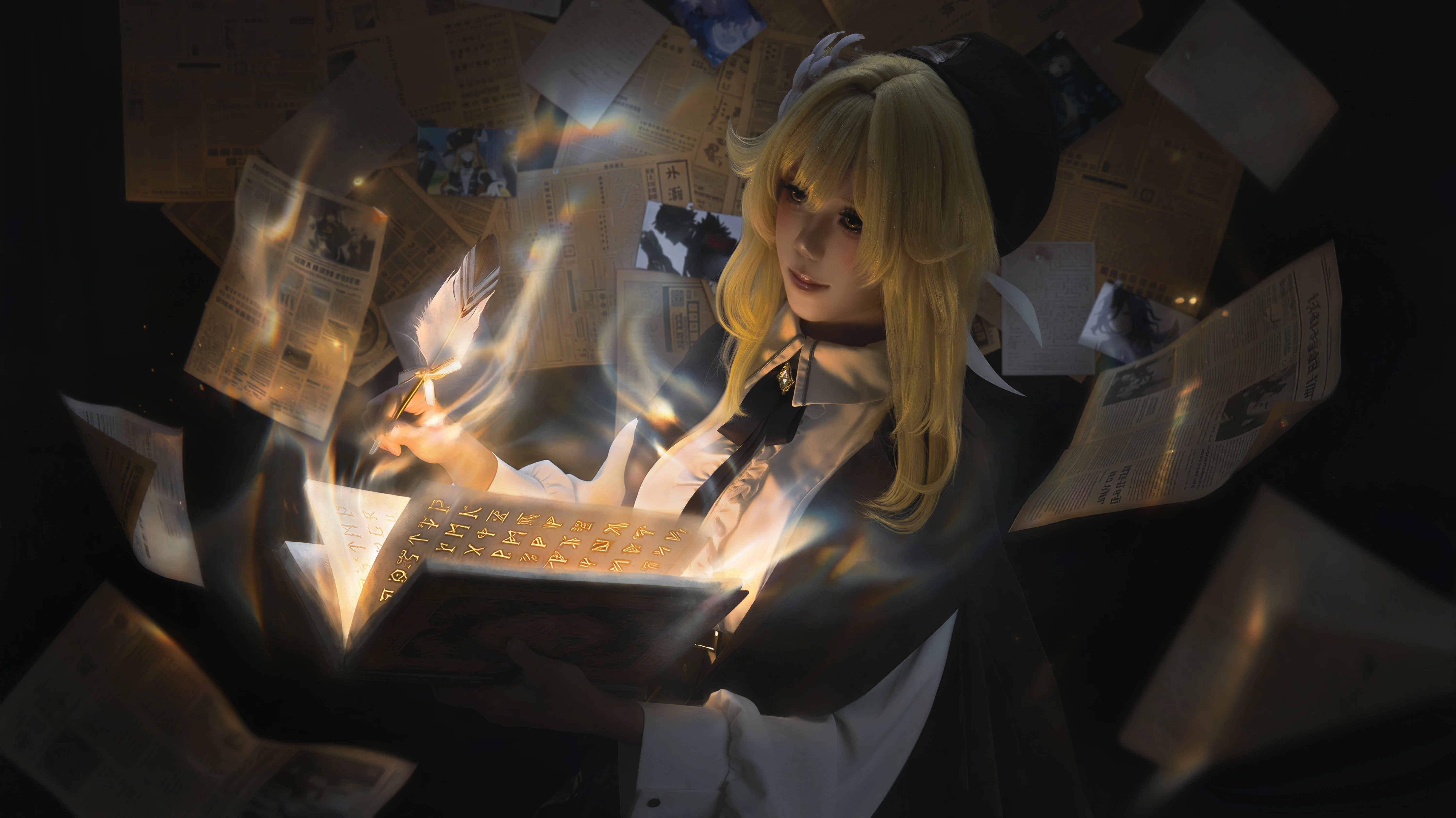 【荧cos】原神侦探荧的魔法书高光时刻
