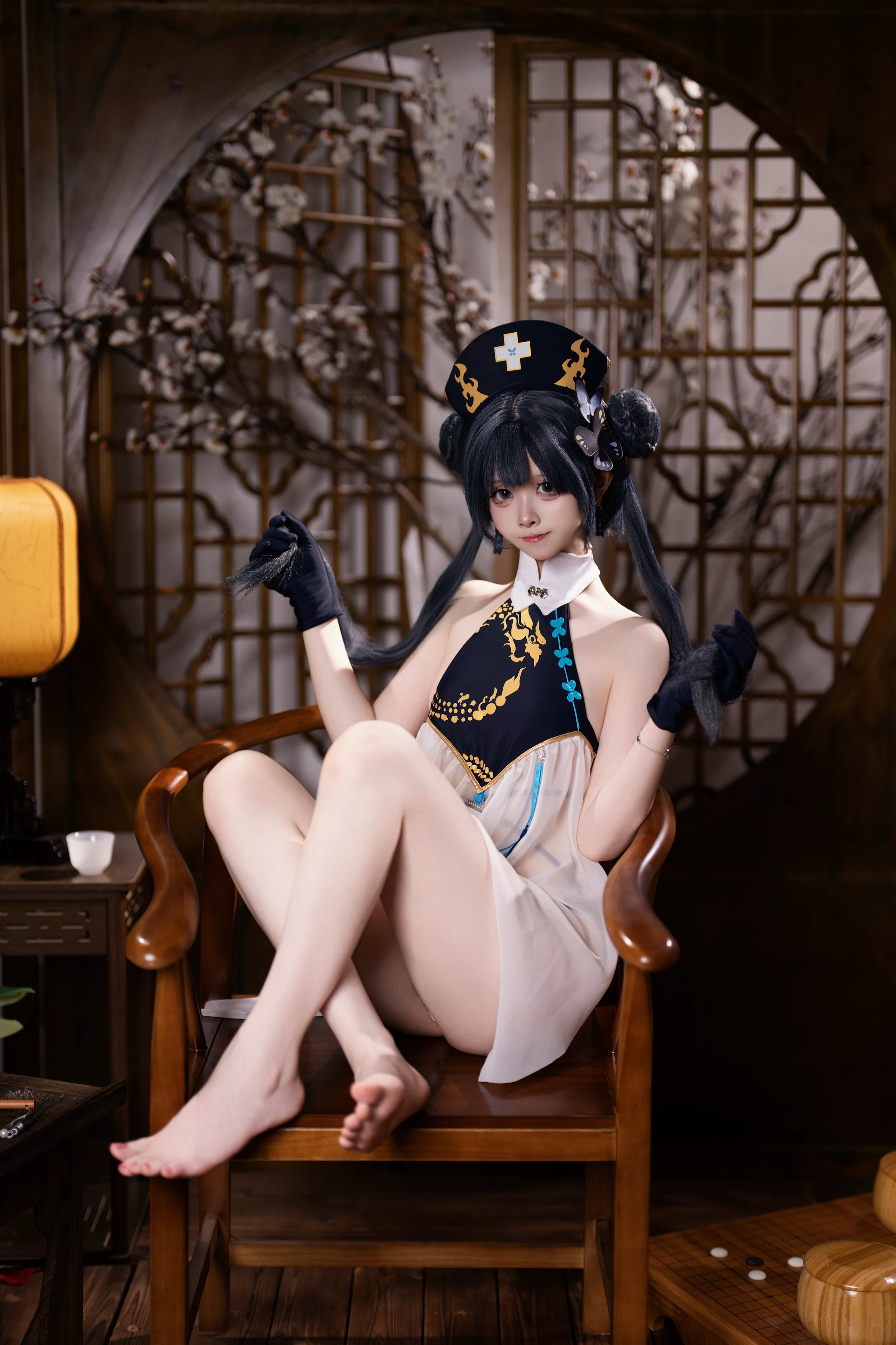 【龙华妃咲cos】蔚蓝档案里的这份古典柔美与慵懒