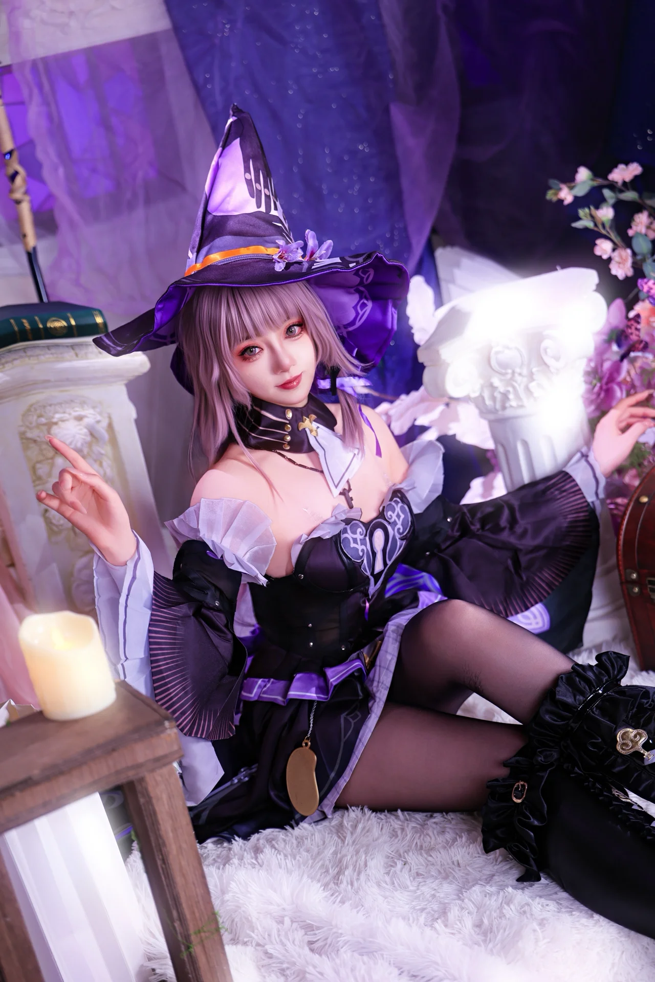【大黑塔cos】崩壞星穹鐵道，尖尖的魔法帽和神秘魔法師 - 第 3 張