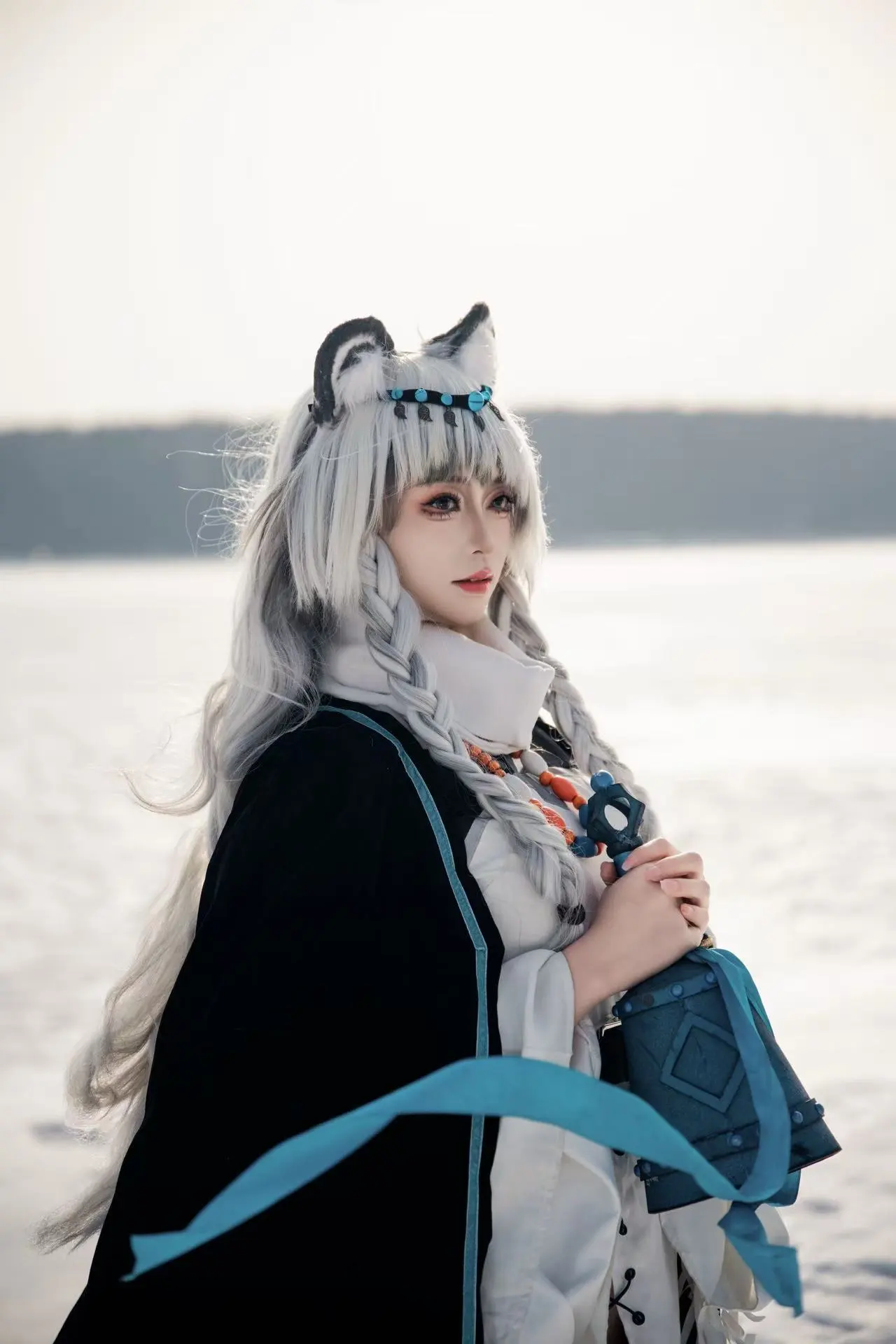 【明日方舟初雪cos】零下25度吉林雪原的真实还原 - 第 2 张
