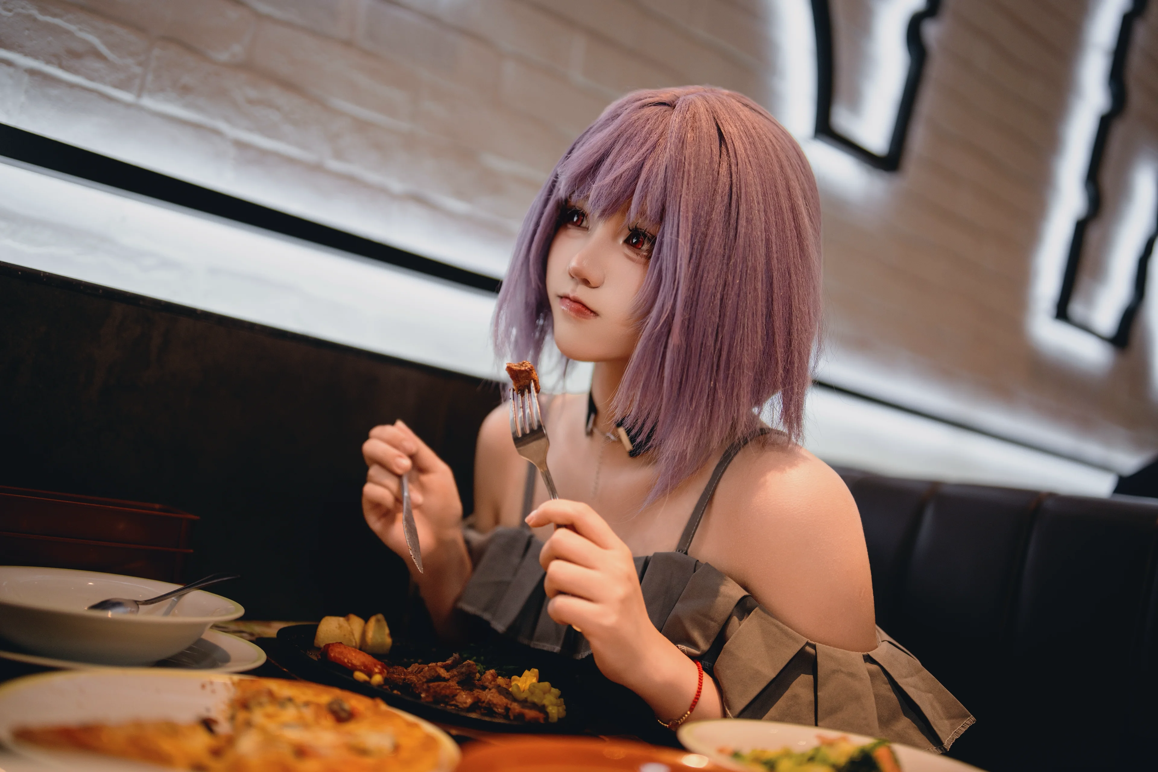 【祐天寺若麦cos】BanG Dream! Ave Mujica的日常碎片，35mm1.2质感定格 - 第 3 张