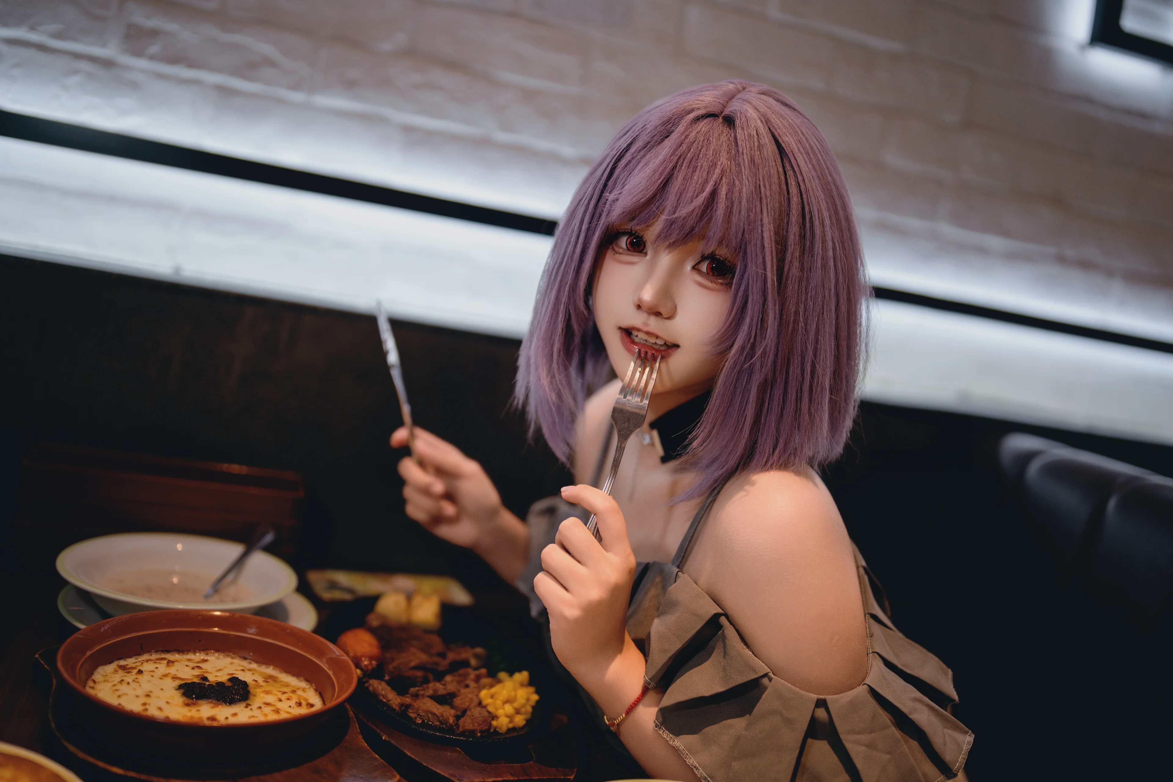 【祐天寺若麦cos】BanG Dream! Ave Mujica的日常碎片，35mm1.2质感定格 - 第 4 张