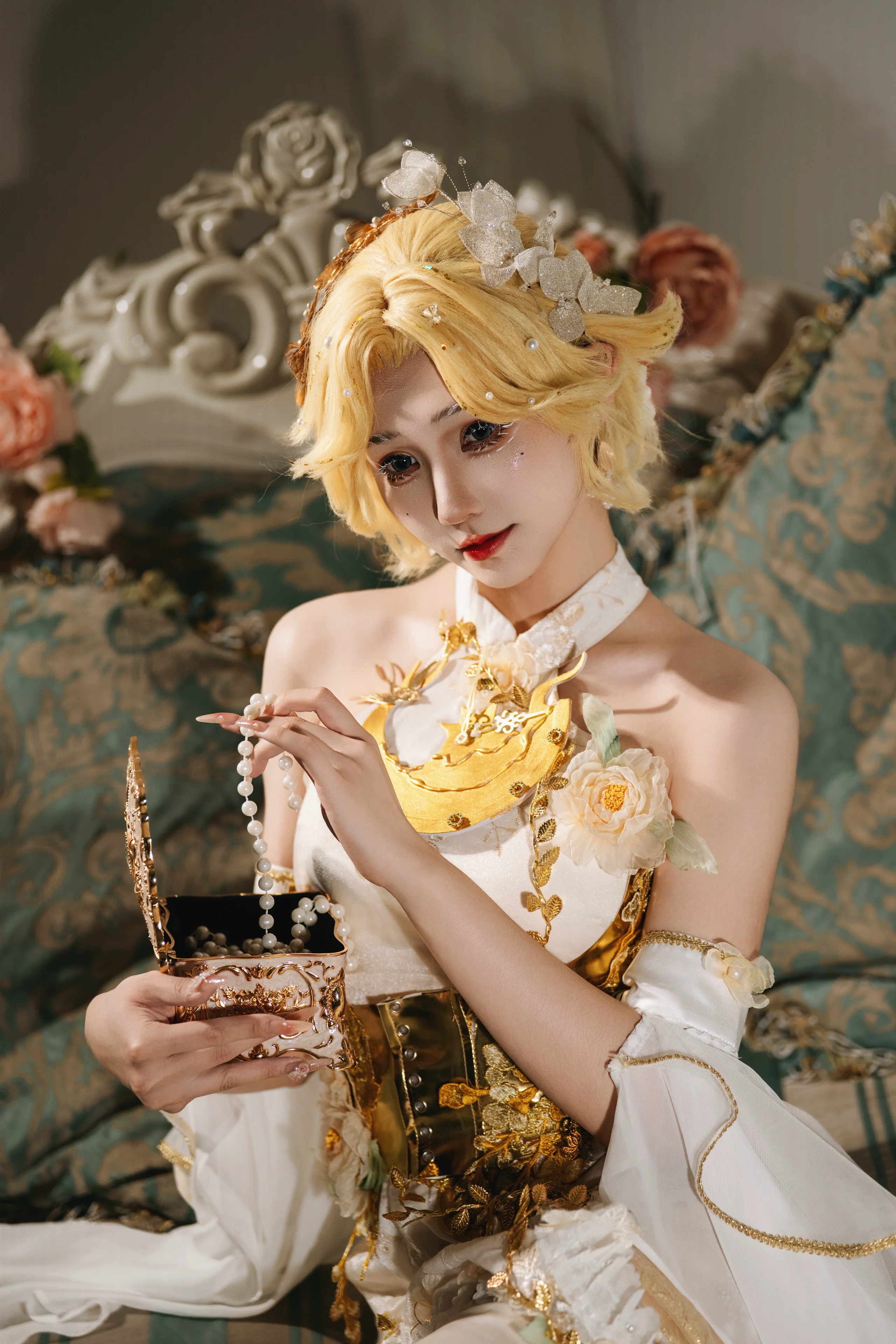 【舞女cos】第五人格里月下的白金色优雅 - 第 3 张