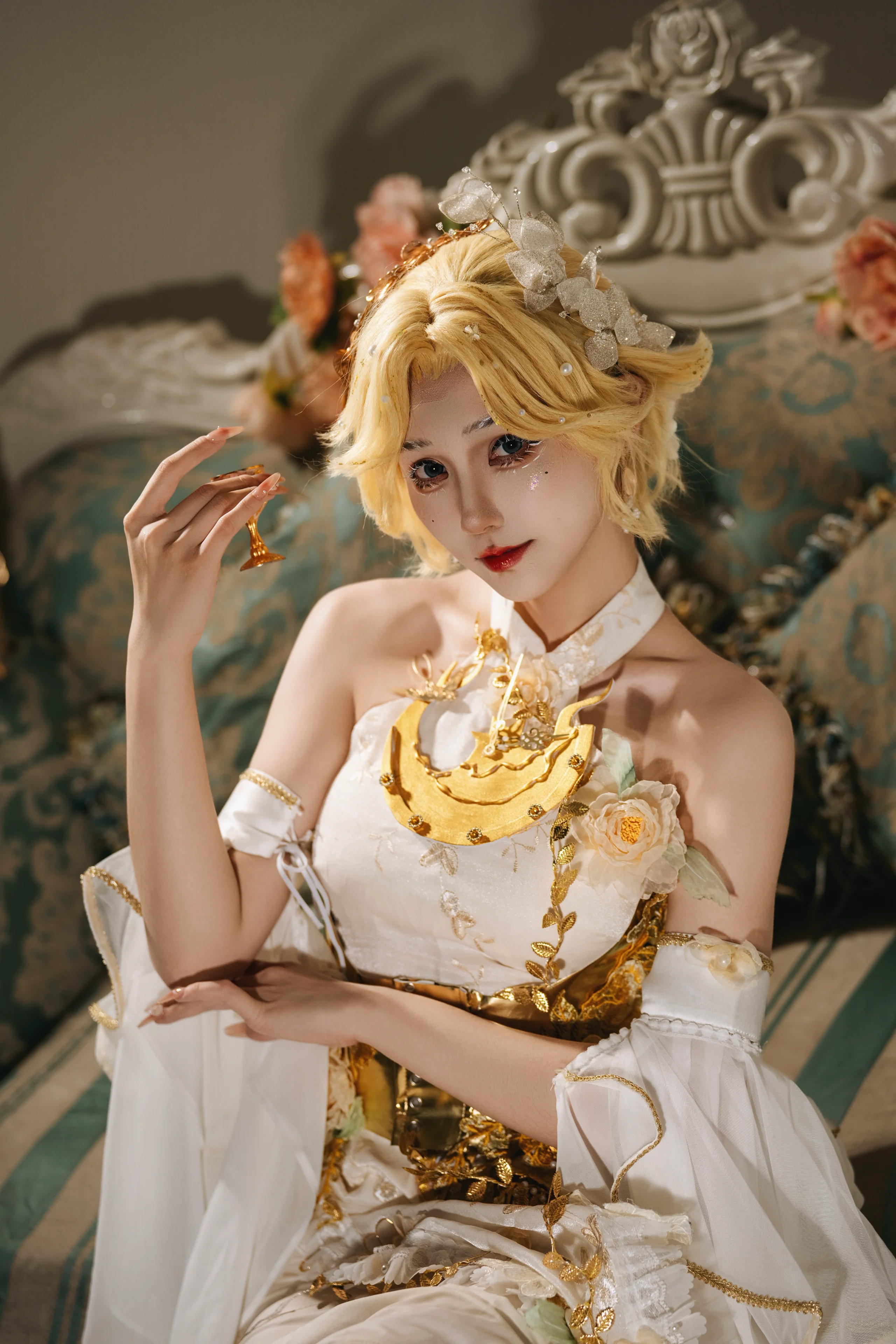 【舞女cos】第五人格里月下的白金色优雅 - 第 4 张
