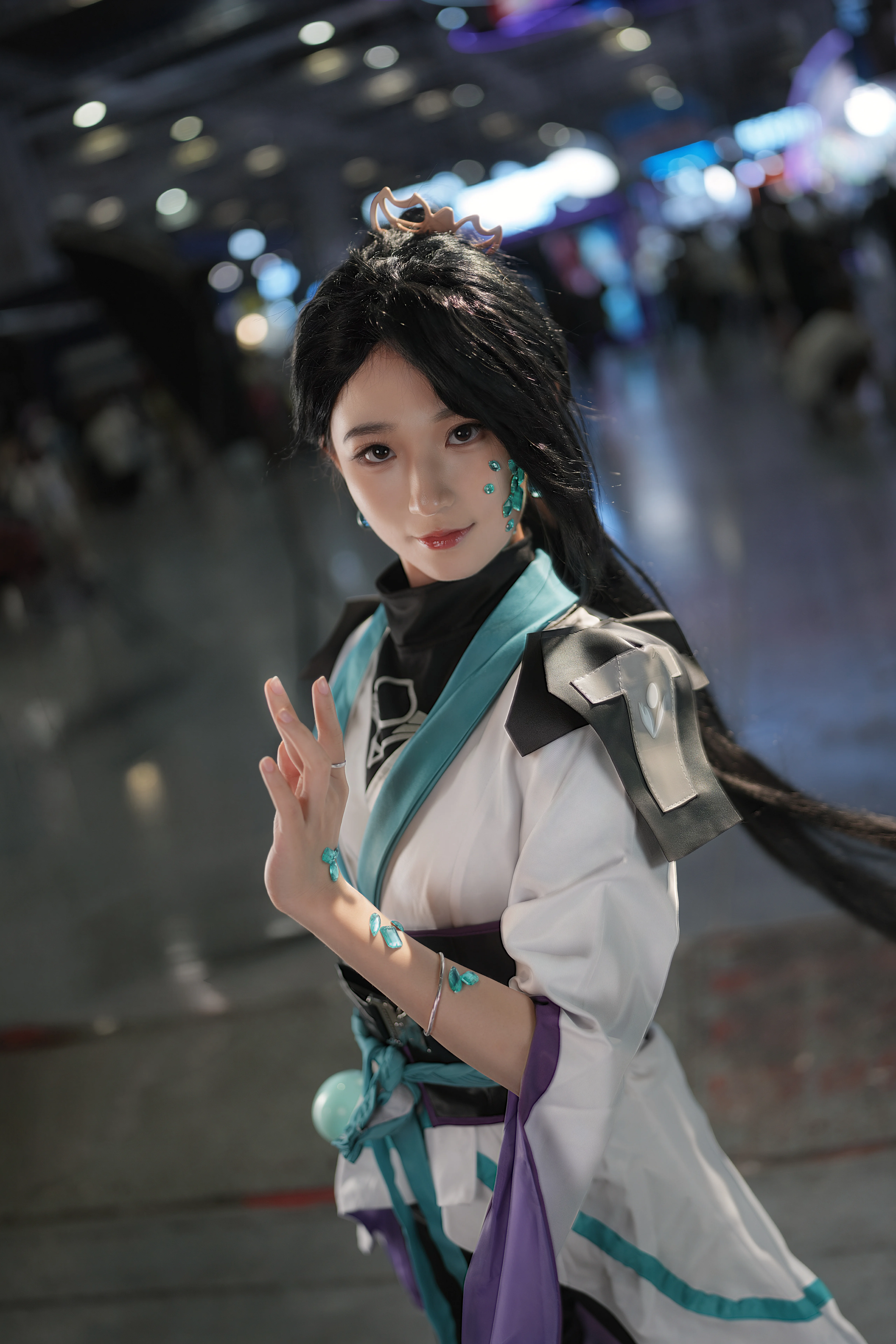 【贤者cos】Bw场照，无畏契约里的清冷青绿印记