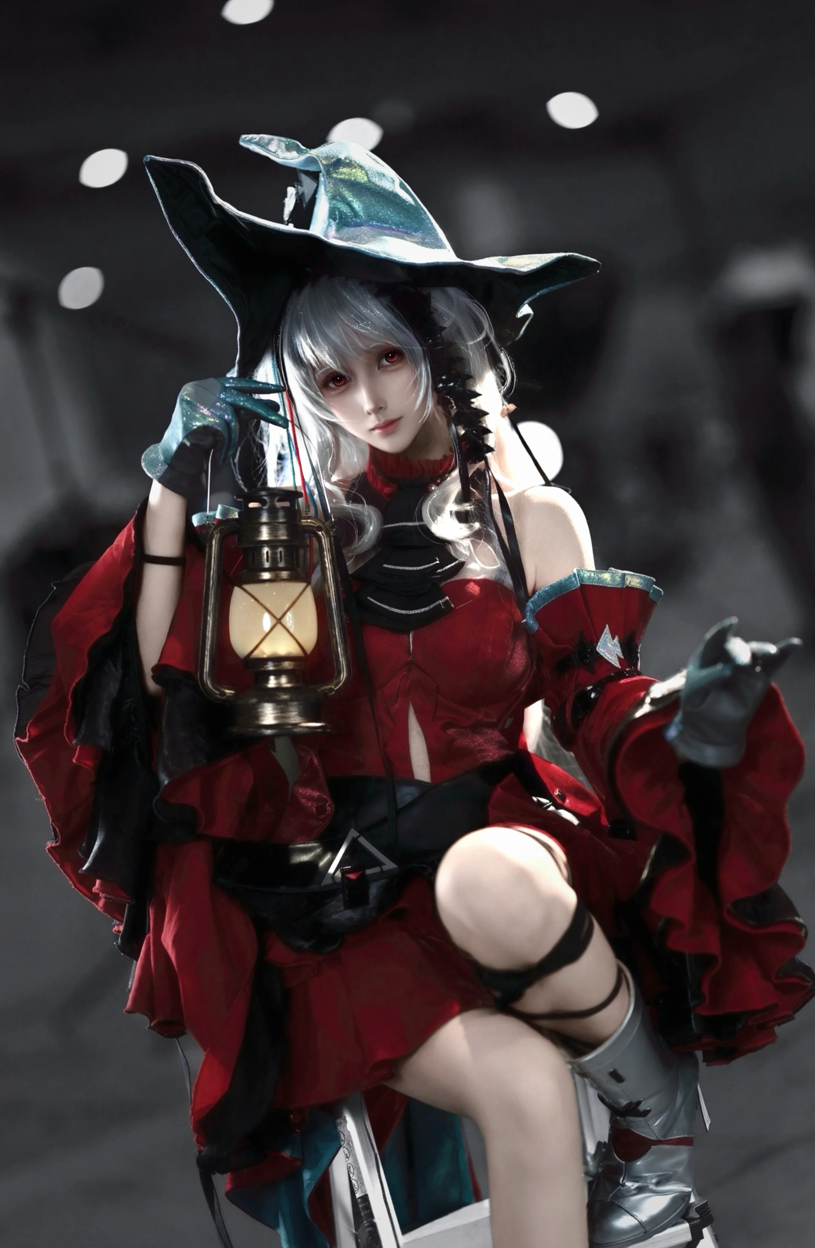 【浊心斯卡蒂cos】明日方舟，BW现场的一抹暗夜流光 - 第 1 张