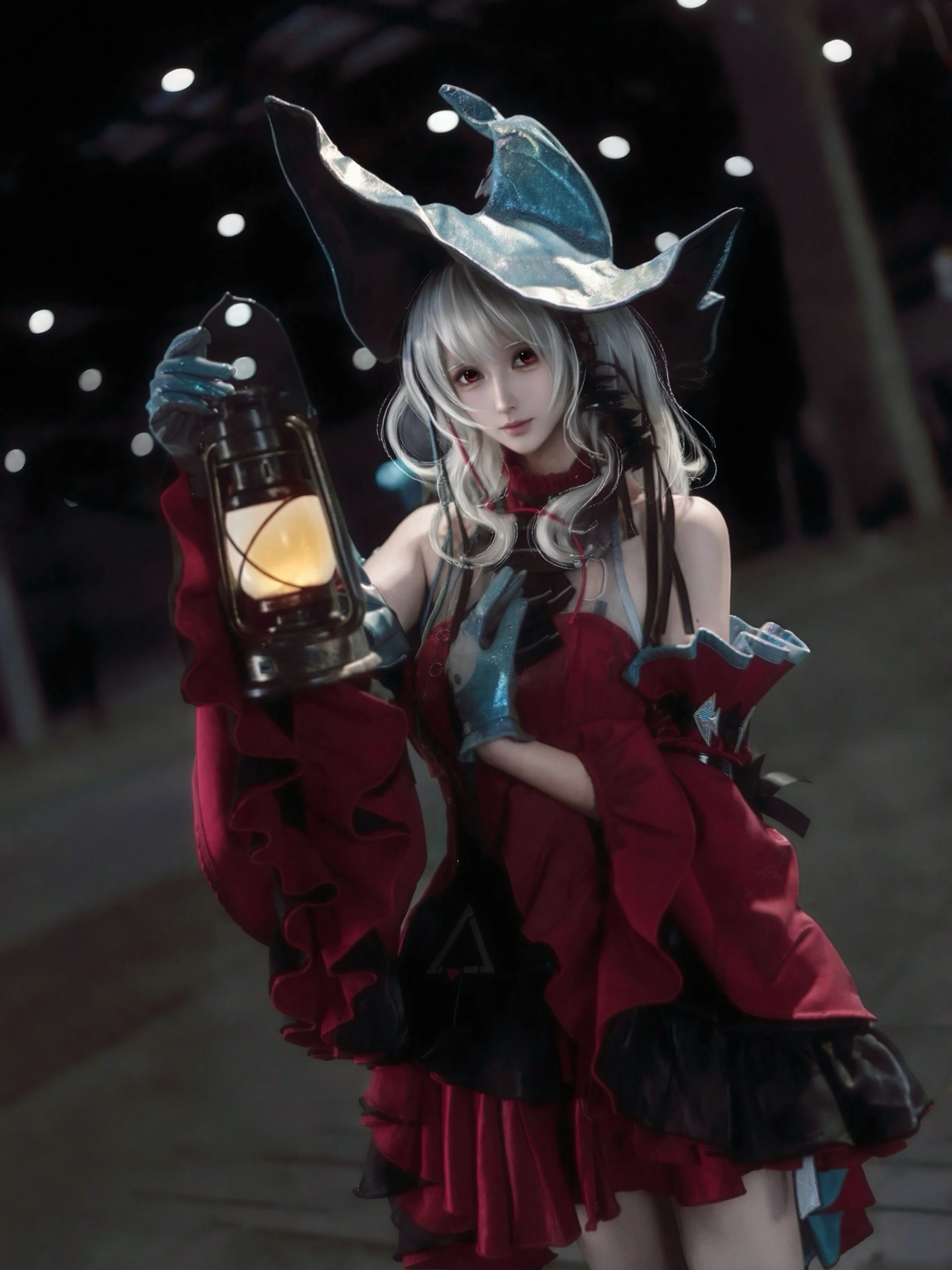 【浊心斯卡蒂cos】明日方舟，BW现场的一抹暗夜流光 - 第 2 张