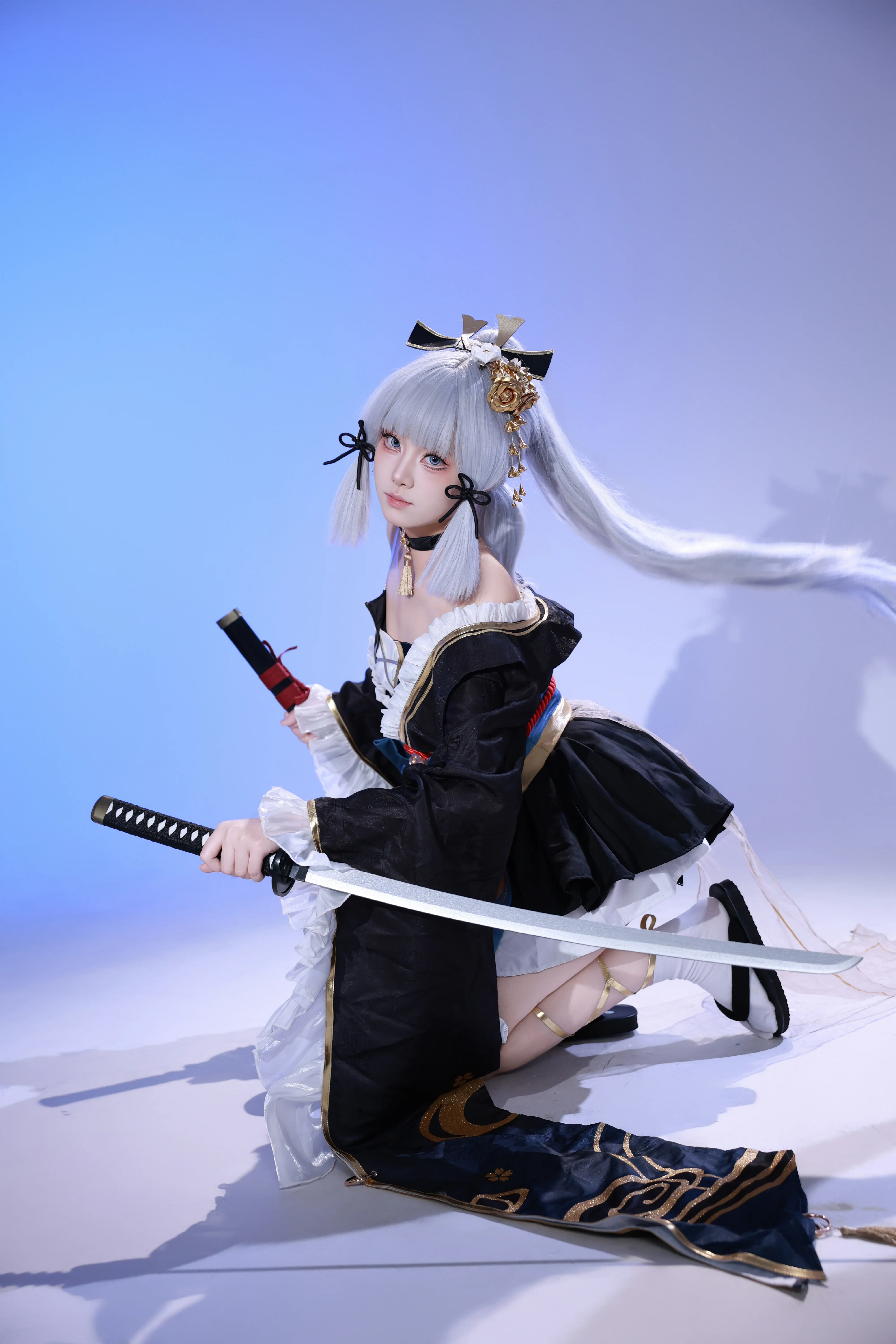 【神里绫华cos】黑道千金霜刃出鞘，和风与西装元素碰撞
