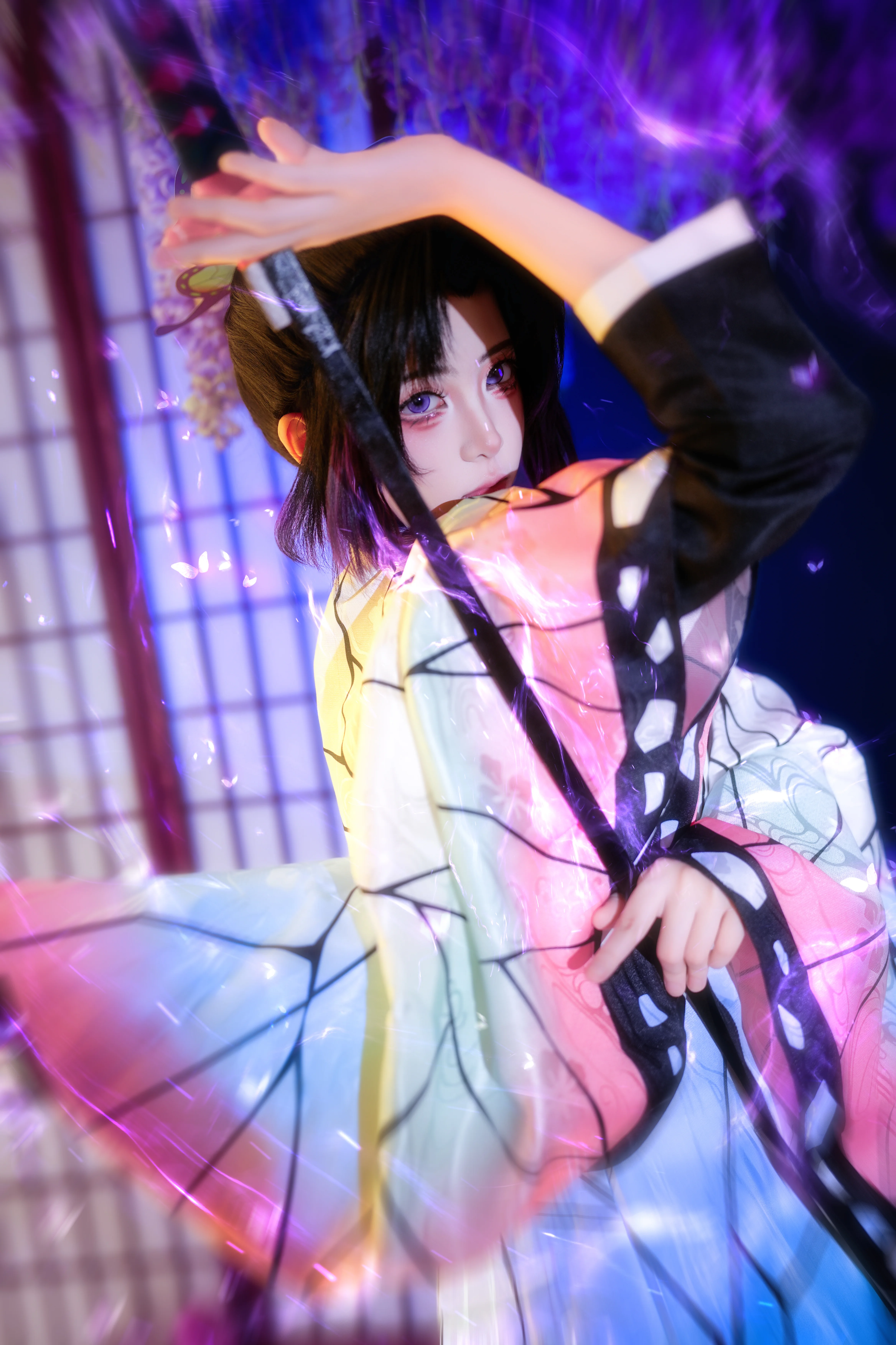 [Shinobu Kochou cosplay] Insect Hashira in Demon Slayer: Interpreting an Elegant and Composed Butterfly Dance - Image 4