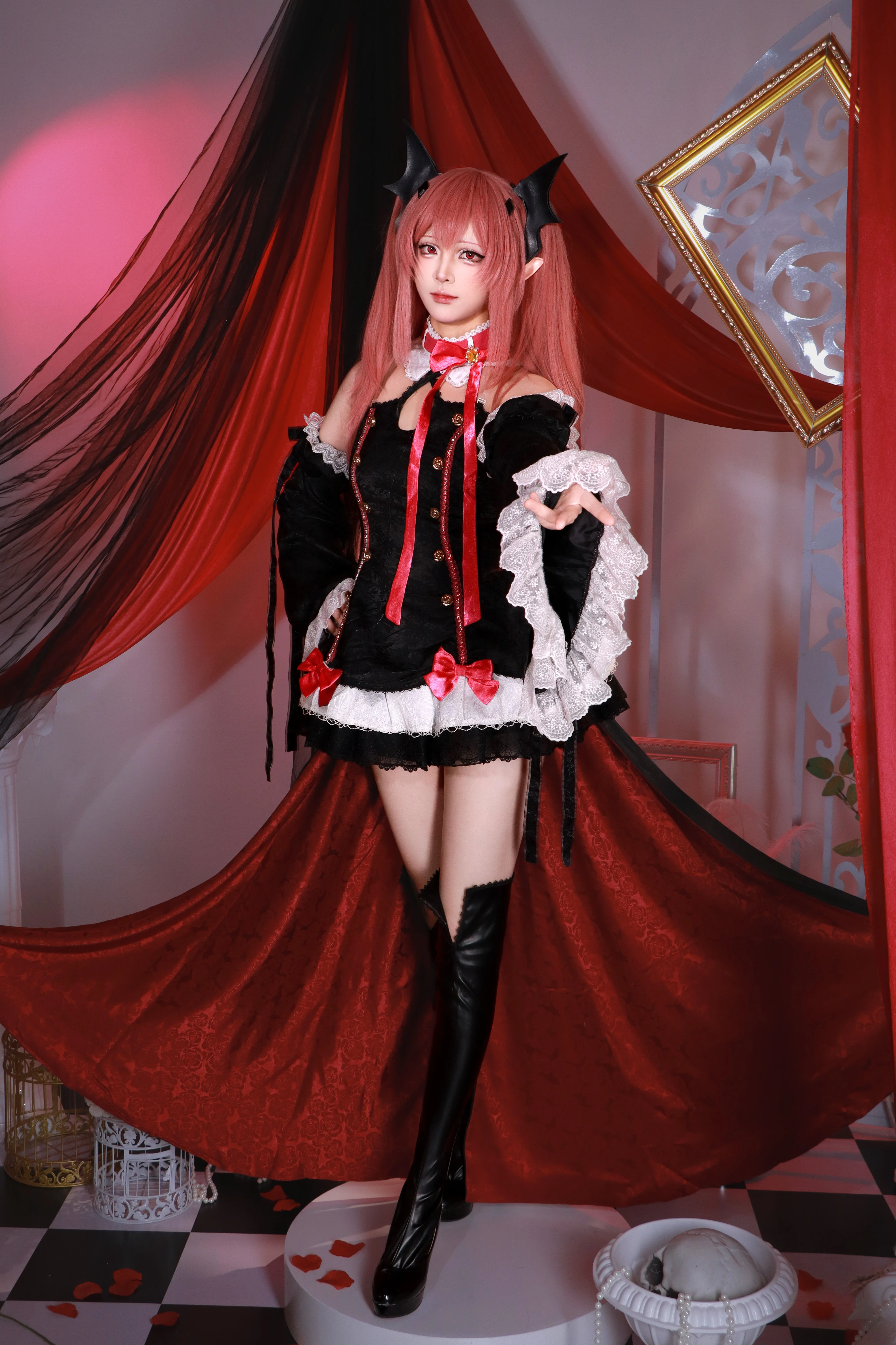 【克鲁鲁cos】终结的炽天使吸血鬼女王的暗黑哥特造型 - 第 1 张