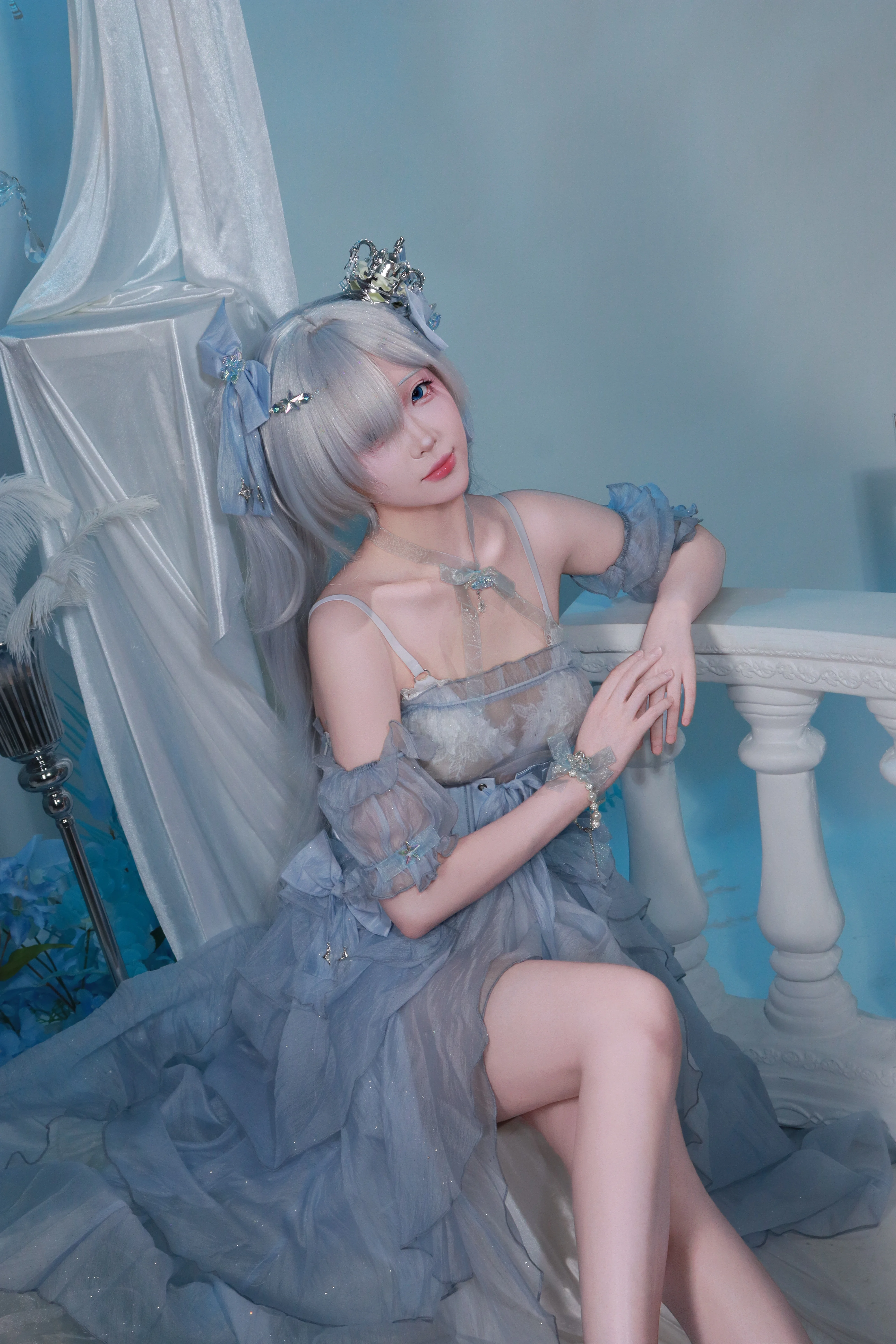【灰姑娘cos】妮姬胜利女神清冷梦幻的定格 - 第 2 张