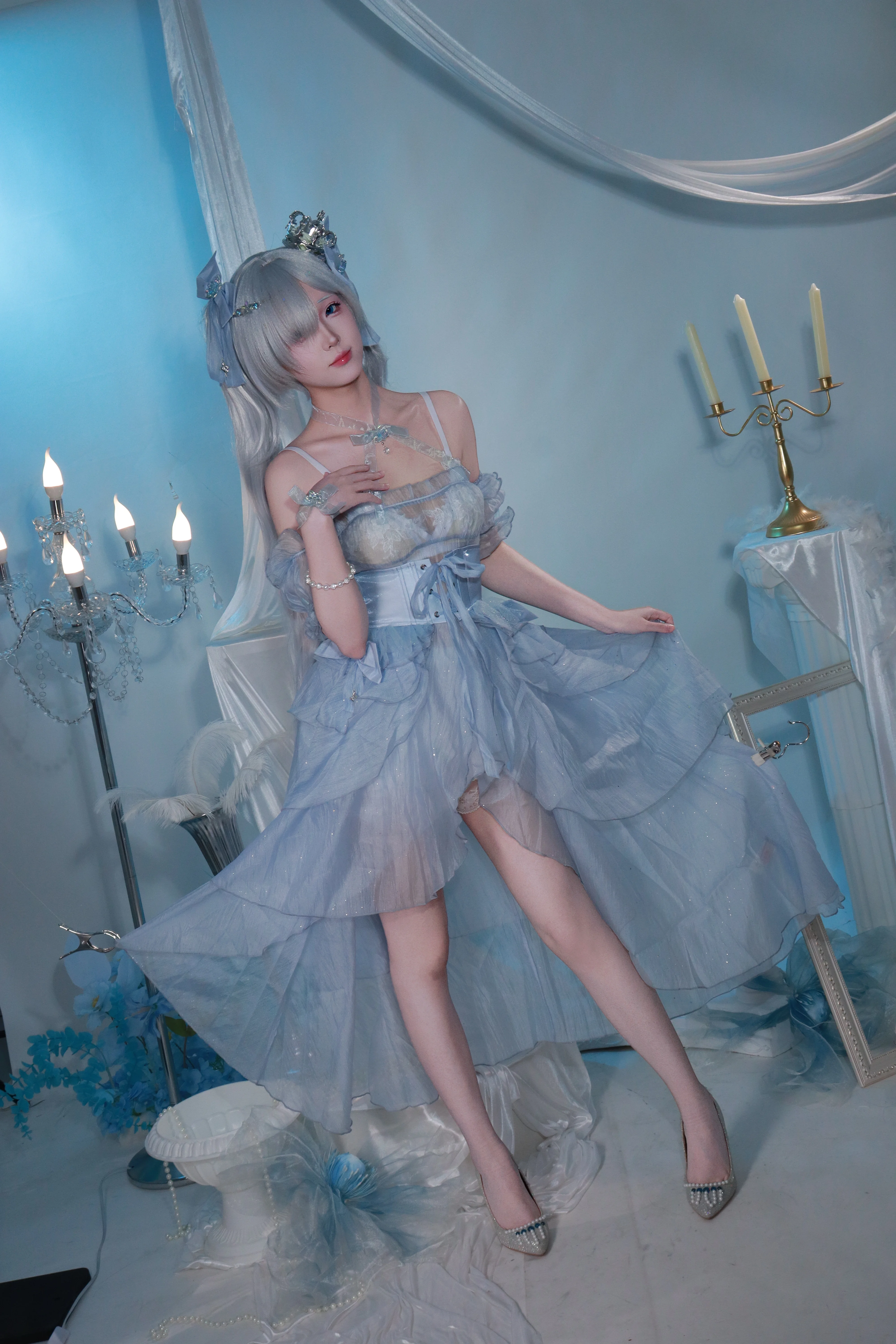 【灰姑娘cos】妮姬胜利女神清冷梦幻的定格 - 第 5 张