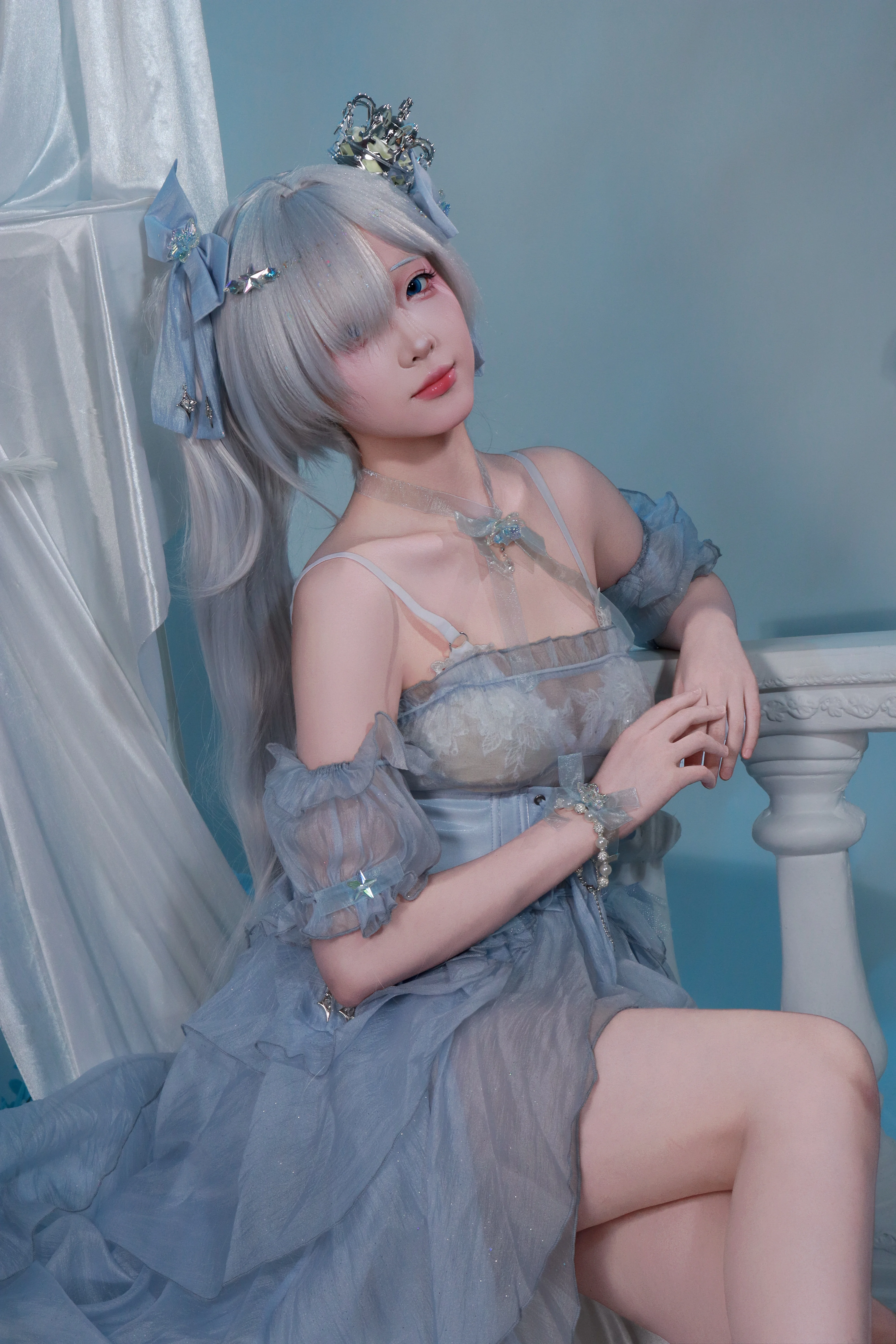 【灰姑娘cos】妮姬胜利女神清冷梦幻的定格 - 第 6 张