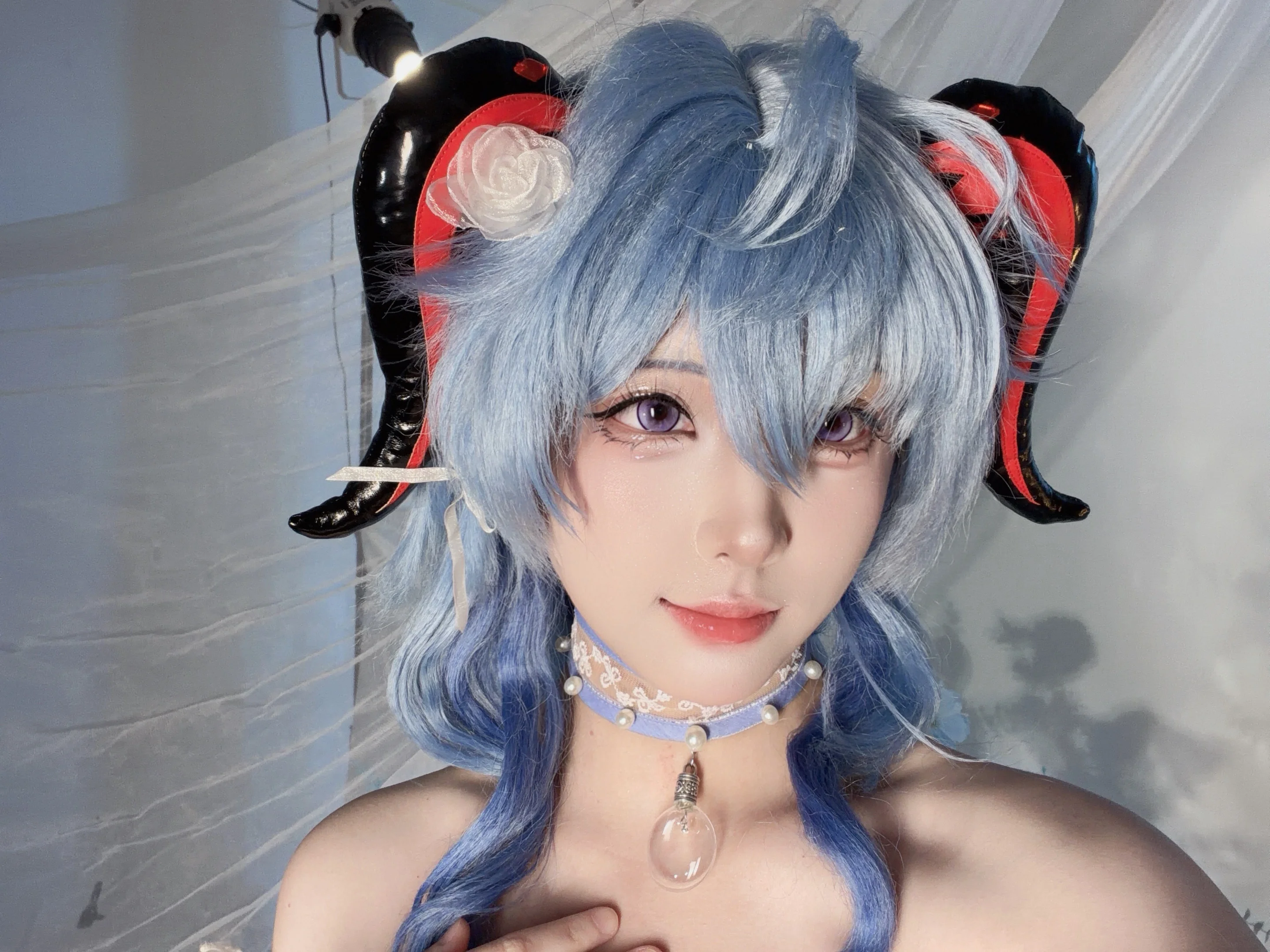 【甘雨cos】原神璃月仙人的琉璃梦幻时刻 - 第 3 张