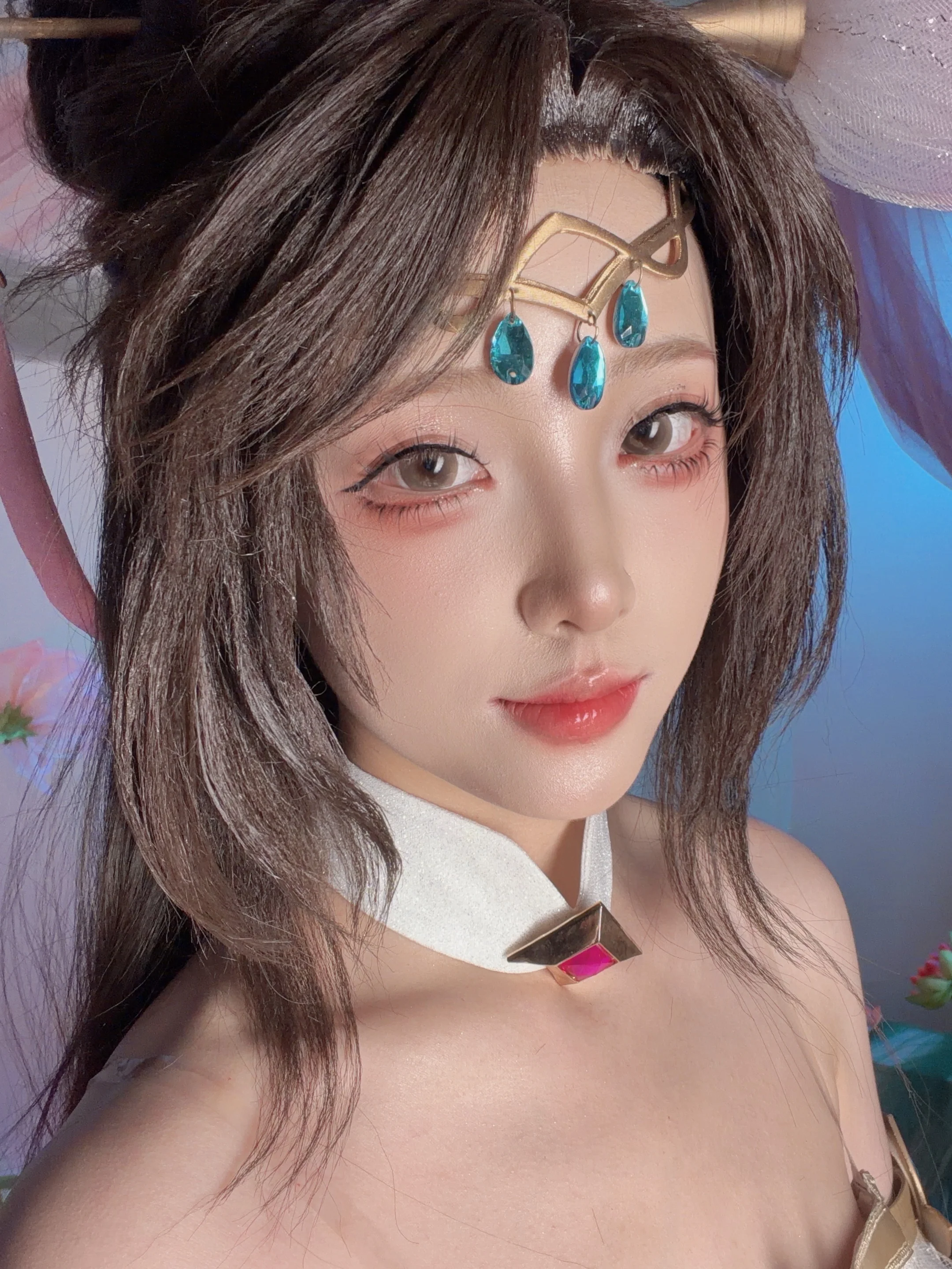 【王者荣耀貂蝉cos】柔光纱幔间的灵动定格 - 第 4 张