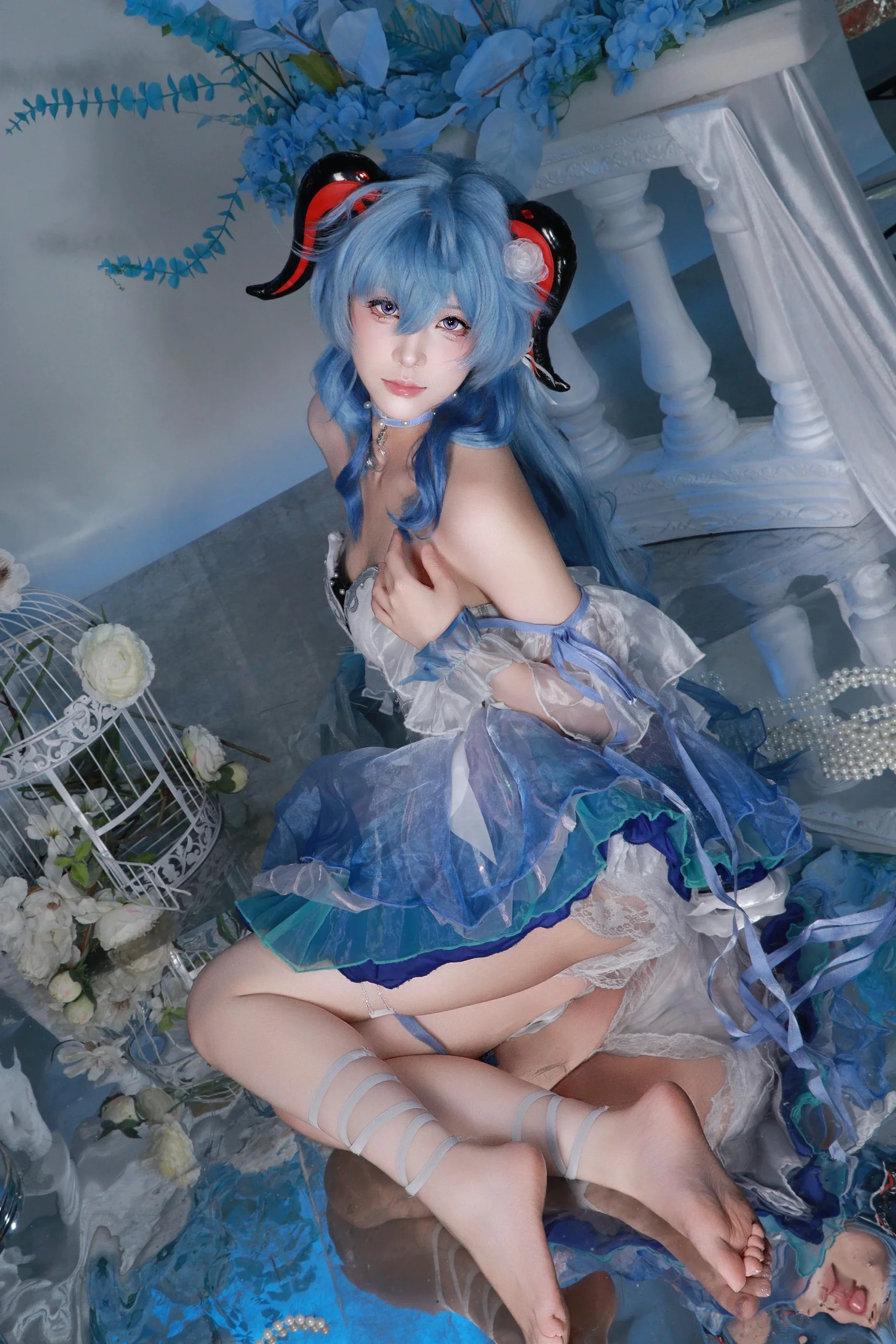 【甘雨cos】原神工作日的困意，化作镜头前的清冷 - 第 1 张
