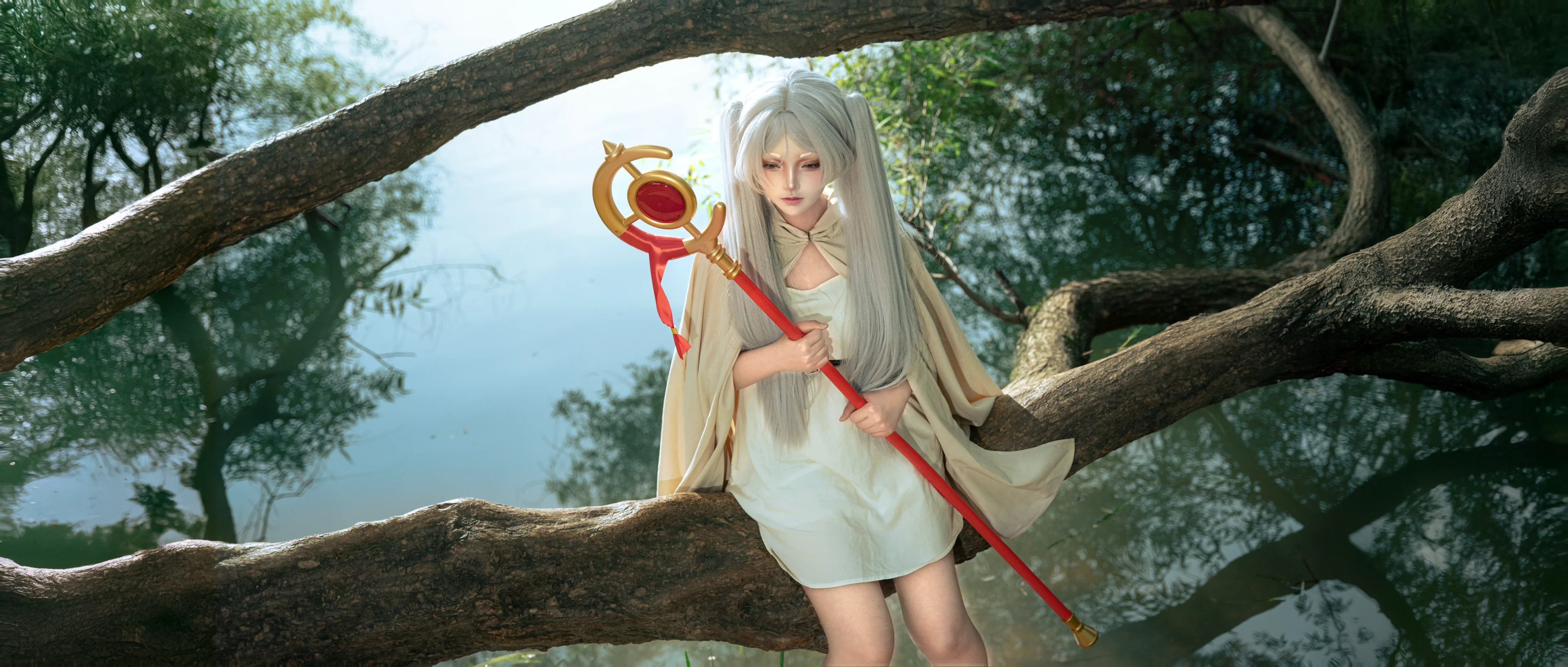 【芙莉莲cos】在宁静湖畔追忆漫长的旅途 - 第 1 张