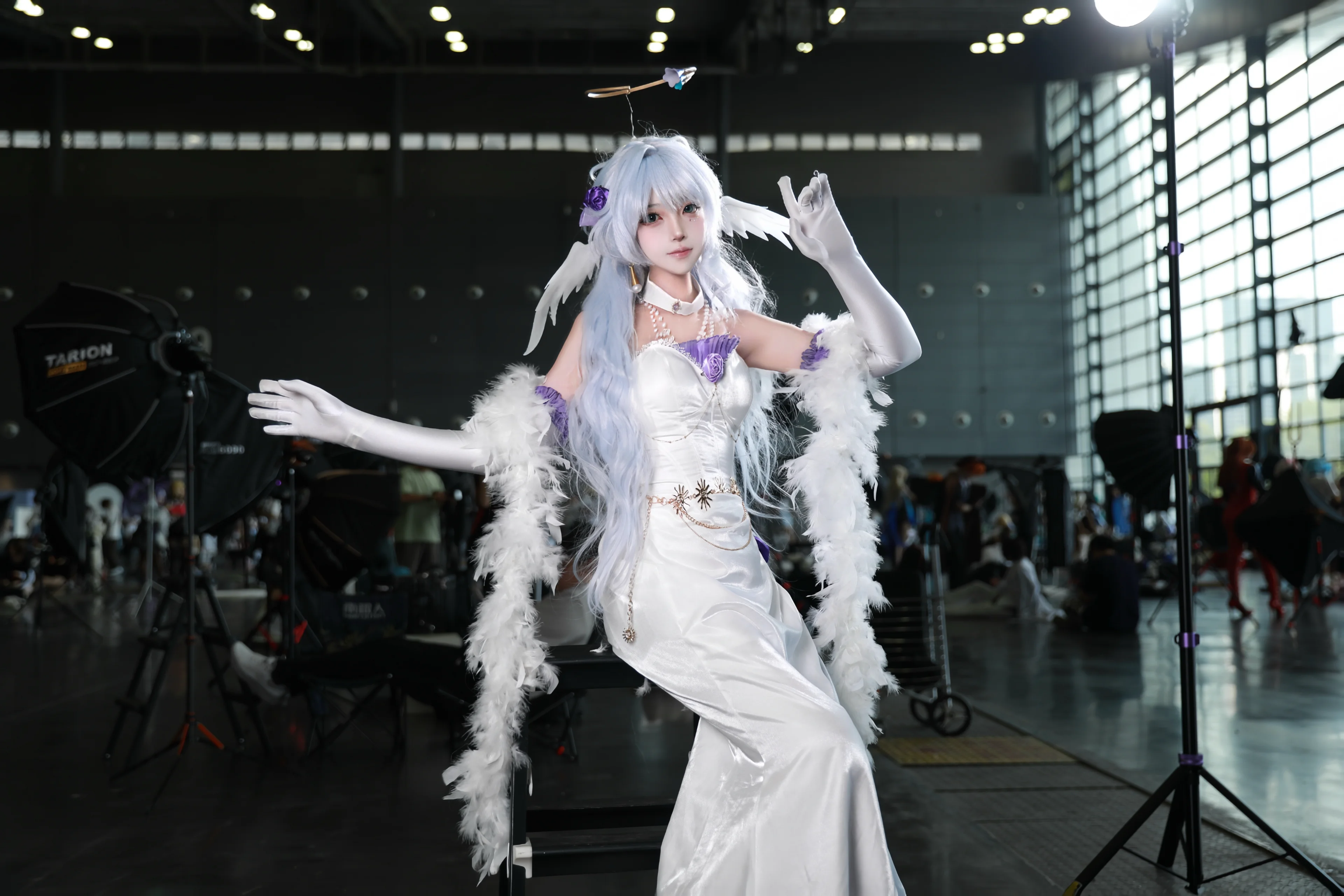 【知更鸟cos】崩坏星穹铁道里的那只纯白飞鸟 - 第 3 张