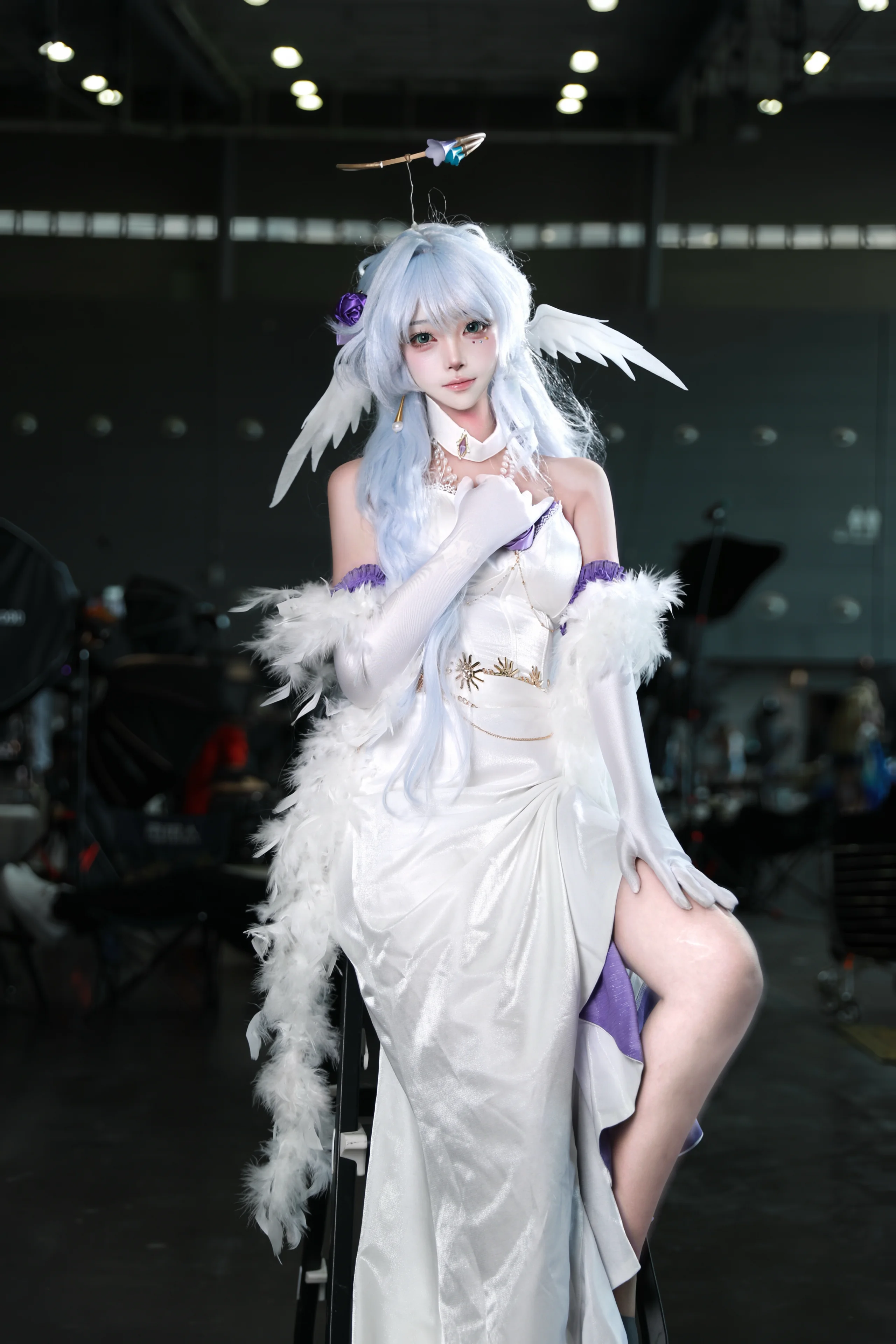 【知更鸟cos】崩坏星穹铁道里的那只纯白飞鸟 - 第 4 张
