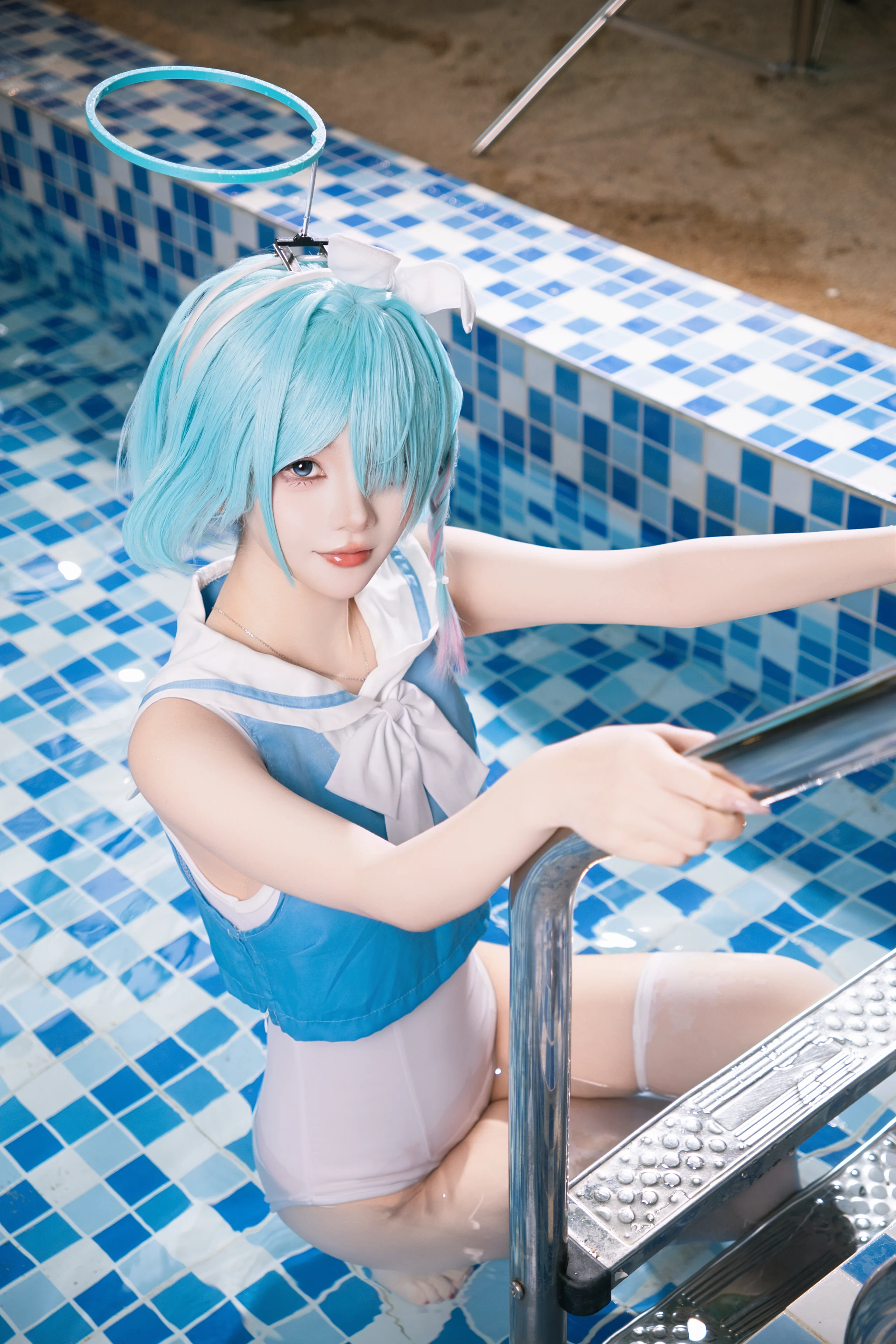 阿罗娜水手服泳装夏日清凉特辑