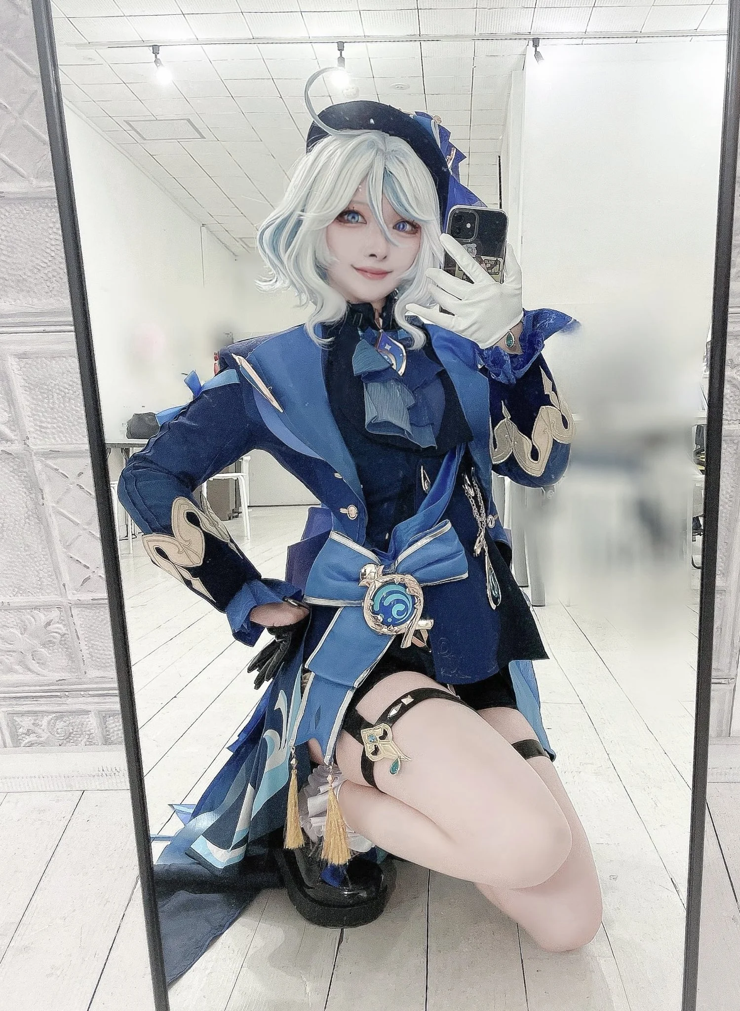 【芙寧娜cos】楓丹水神的閃耀時刻，鏡頭下的優雅與自信 - 第 1 張