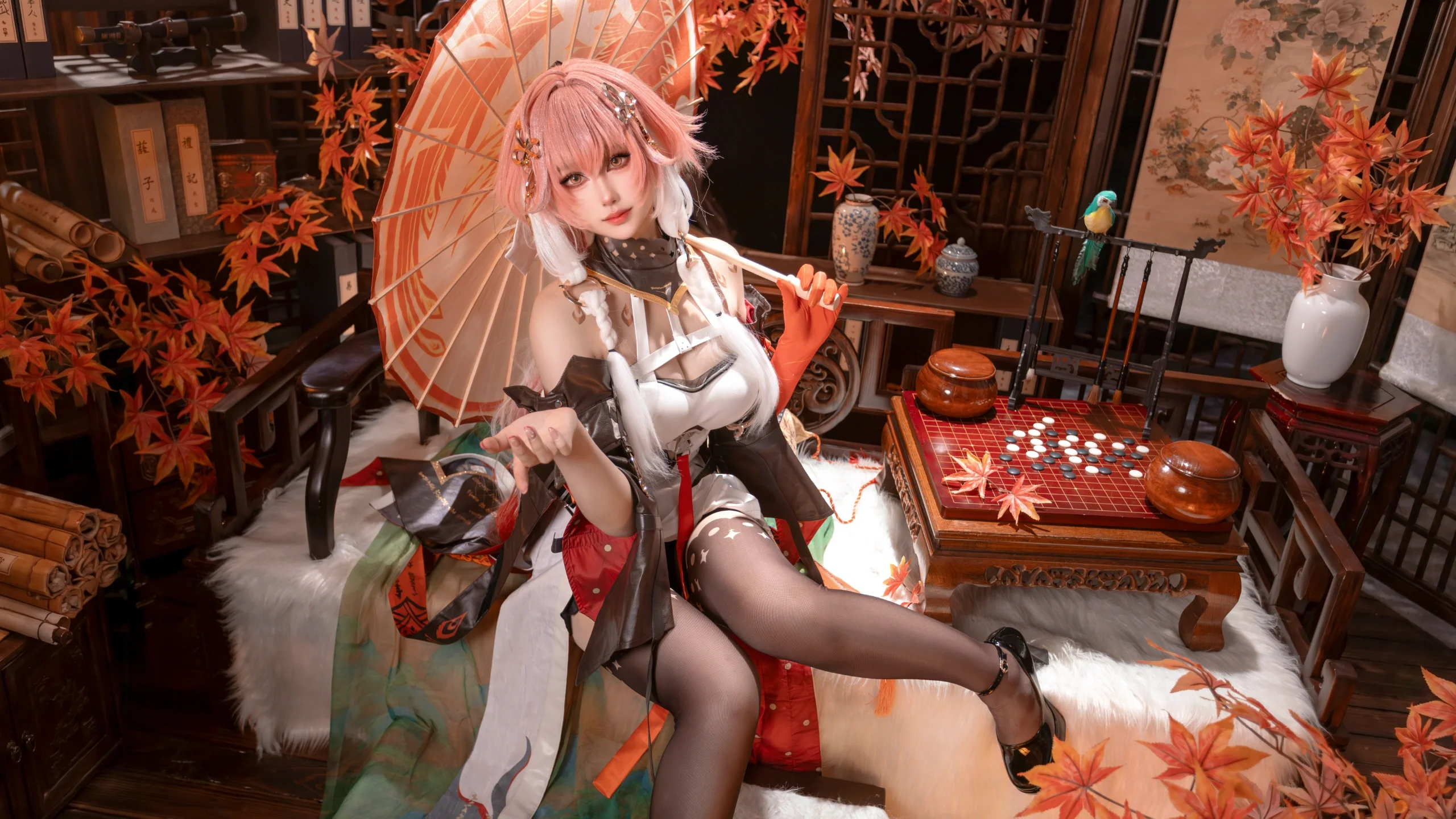 [Changli Cosplay] Stepping into a Wash-Painting Poem in Wuthering Waves: Today's Elegance and Heroic Grace - Image 3