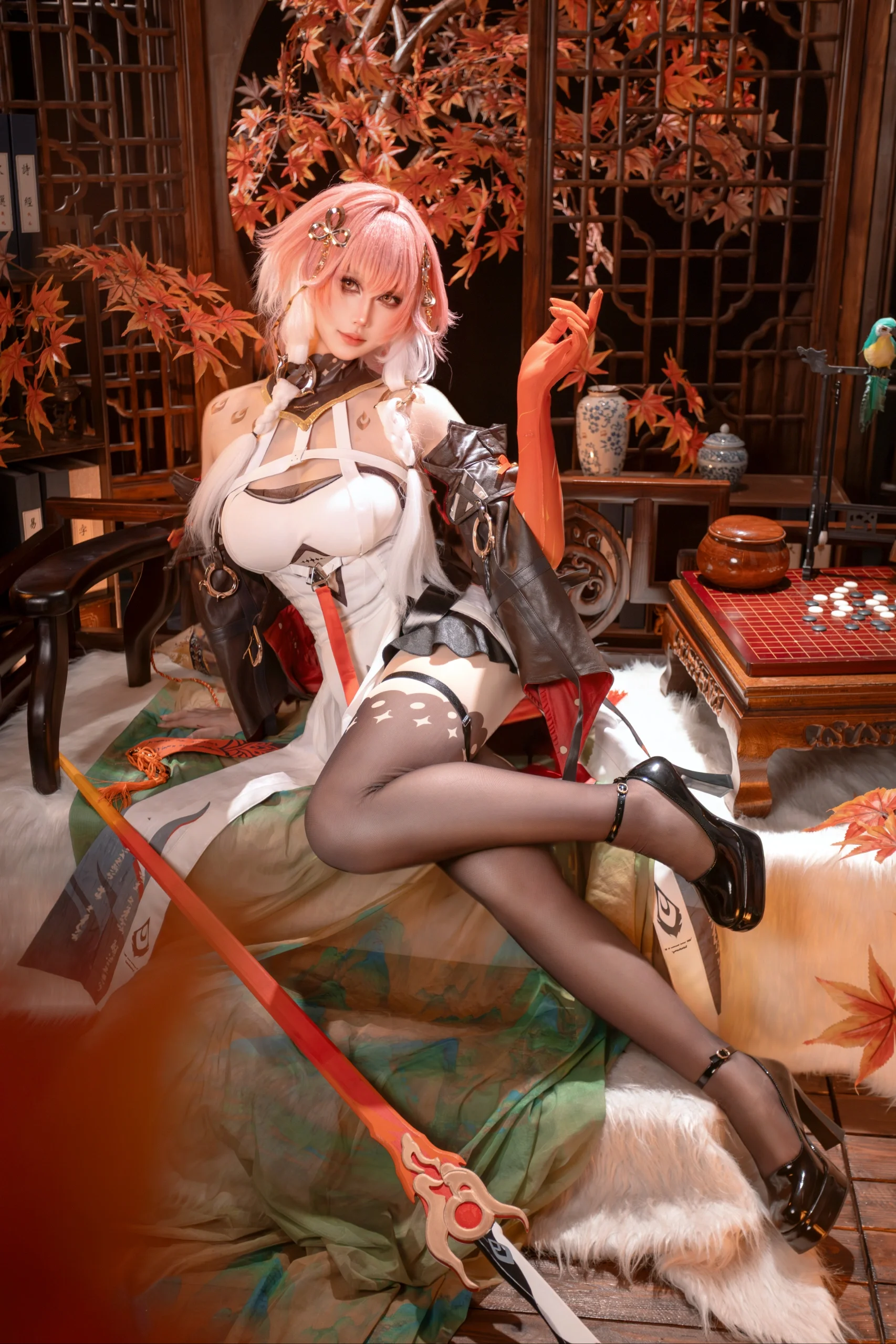 [Changli Cosplay] Stepping into a Wash-Painting Poem in Wuthering Waves: Today's Elegance and Heroic Grace - Image 7