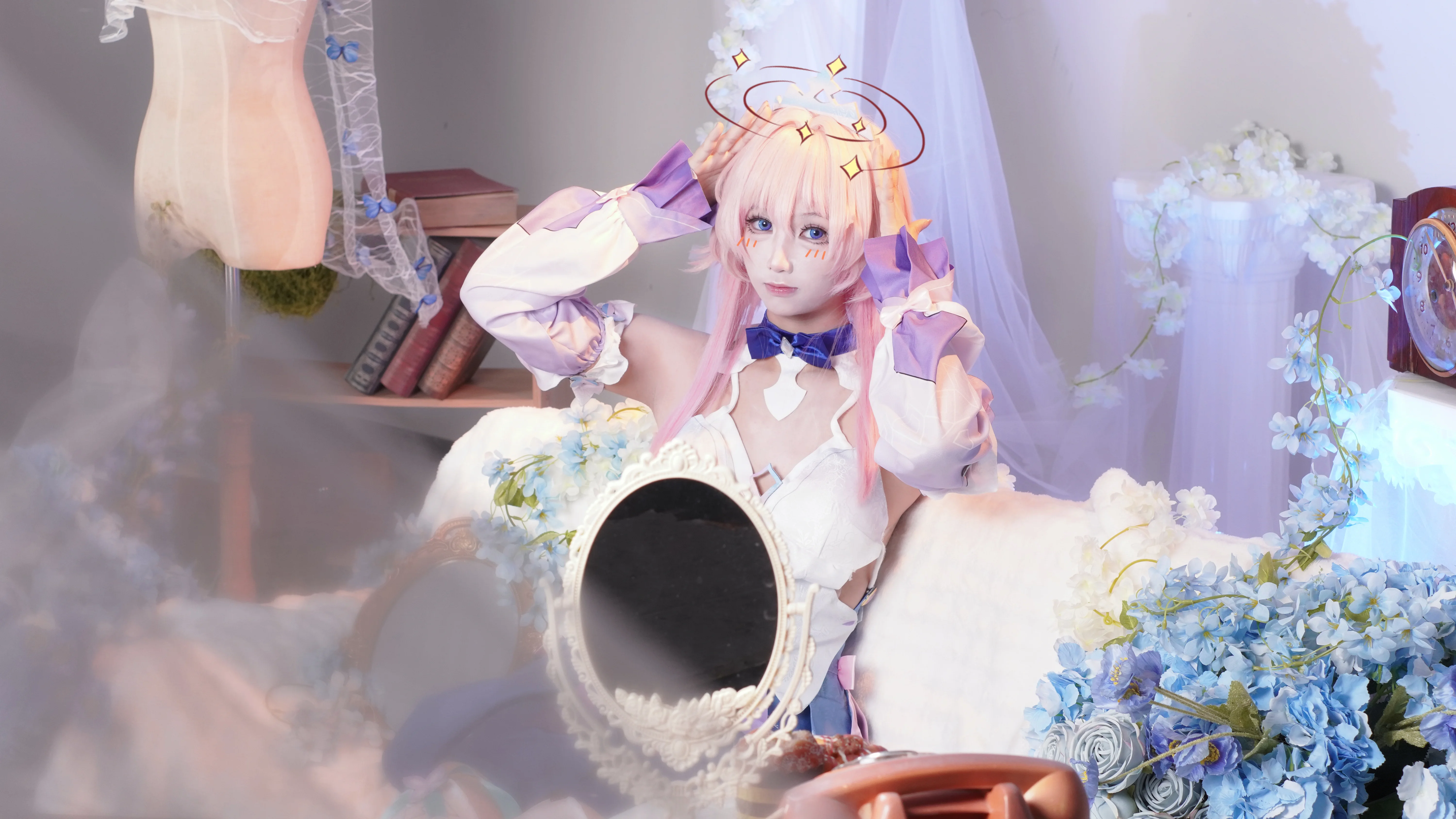 [March 7th cosplay] A Dreamy Ice and Snow Freeze-Frame in Honkai: Star Rail - Image 2