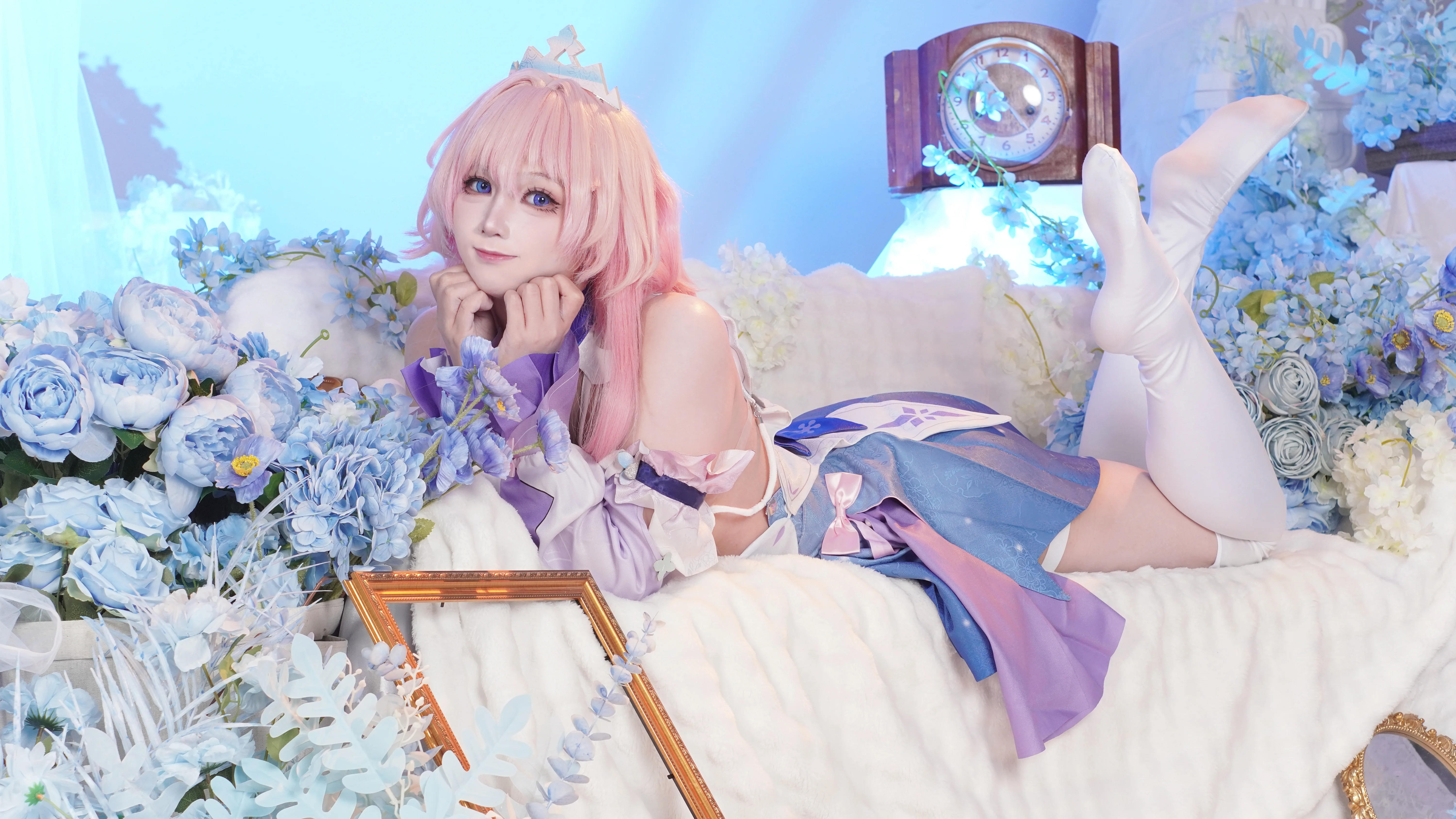 【三月七cos】崩坏星穹铁道里的冰雪系梦幻定格