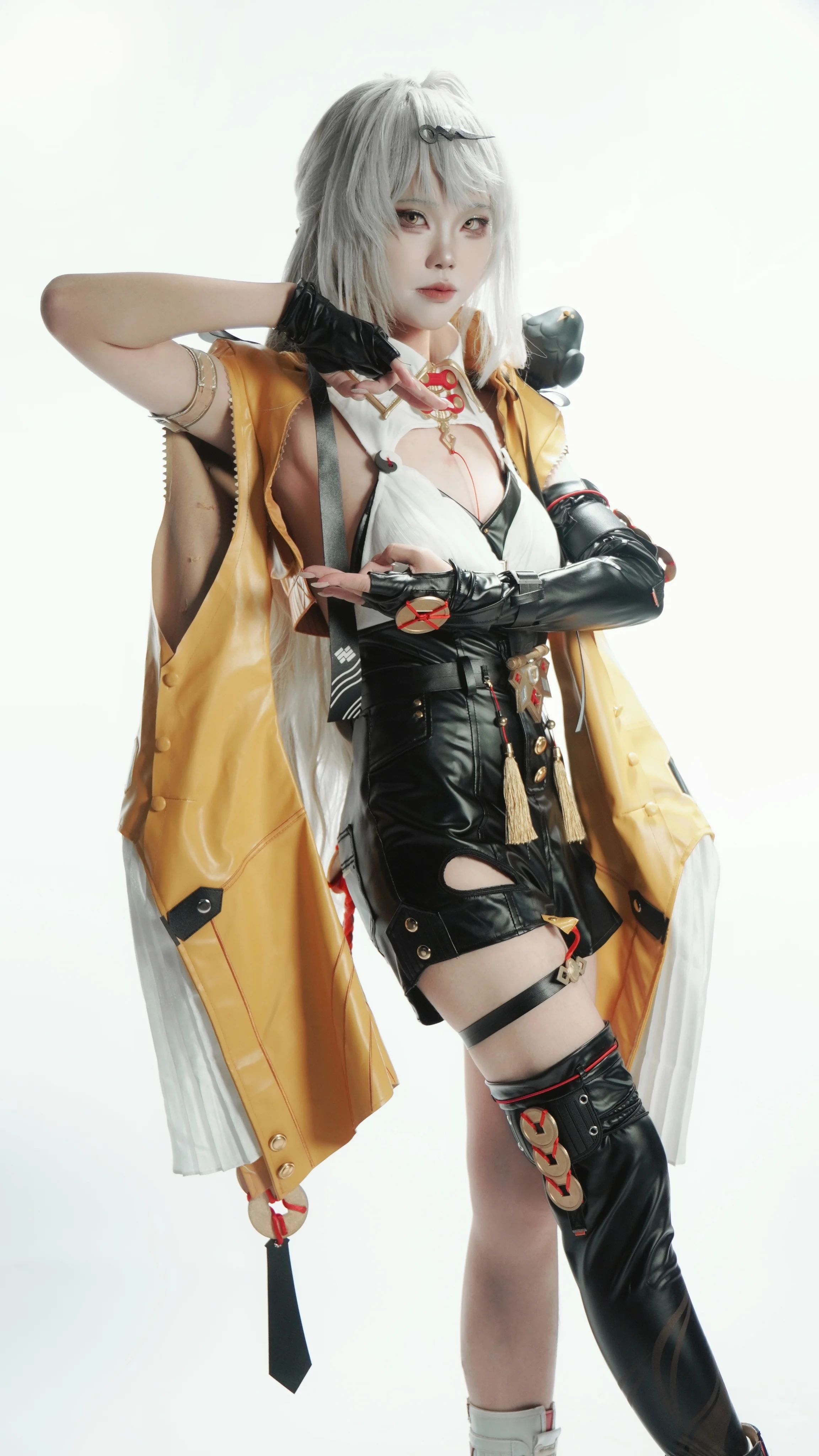 【仪玄cos】绝区零，黑色机能与芥末黄碰撞的清冷修行者