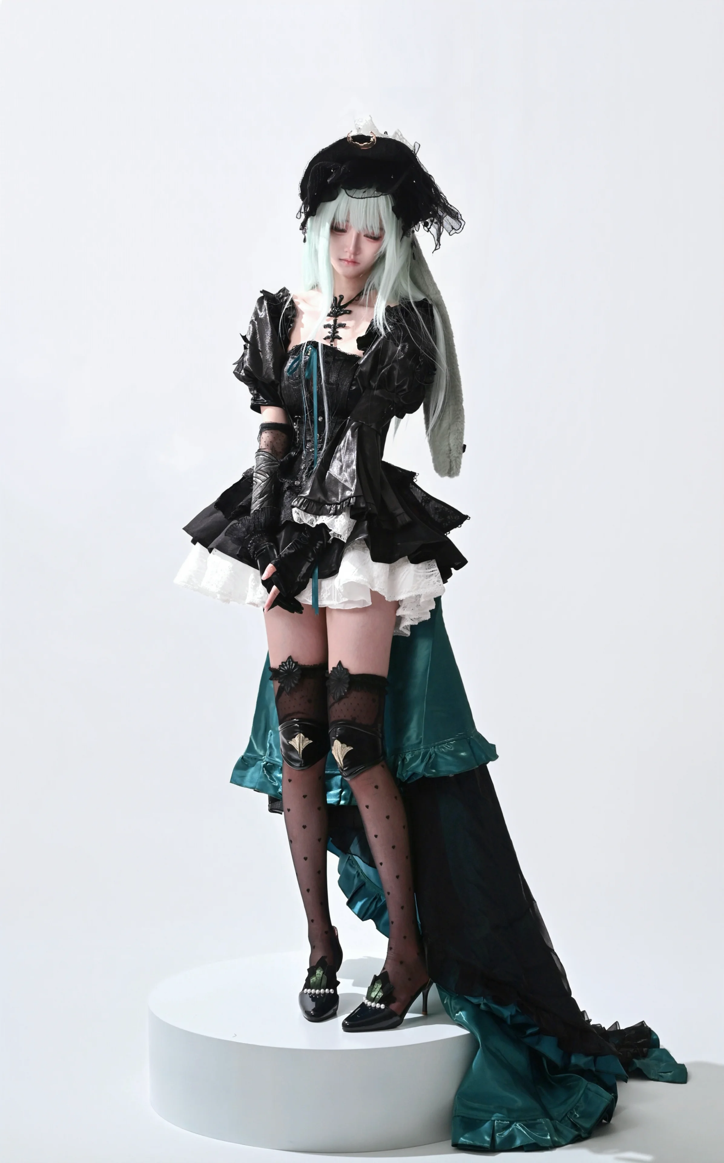 【若葉睦cos】試穿新戰袍的崩潰與驚喜，帶著大拖尾備戰漫展 - 第 4 張