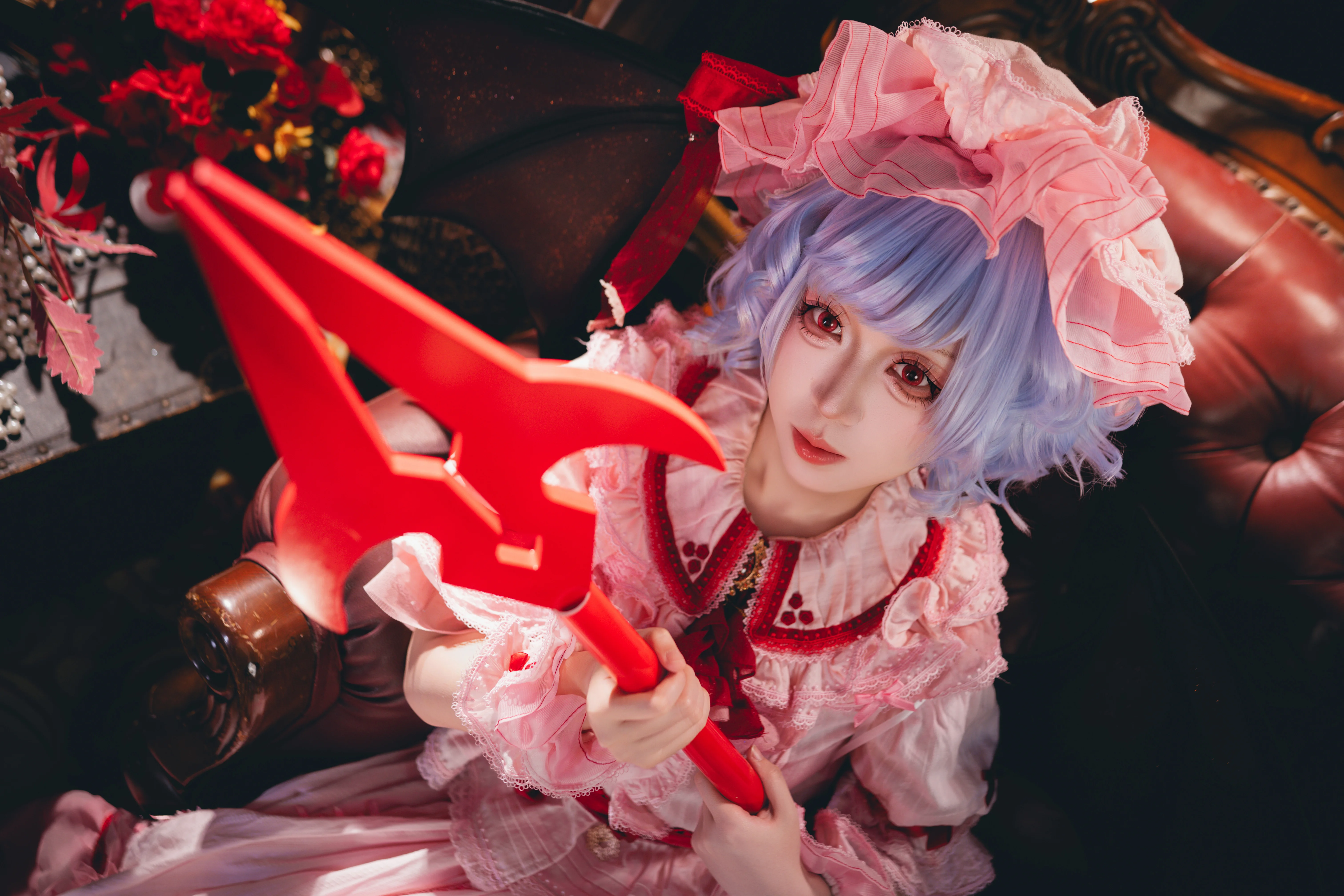 【蕾米莉亚cos】红魔馆的暗夜，大小姐的红枪摄影记录 - 第 2 张
