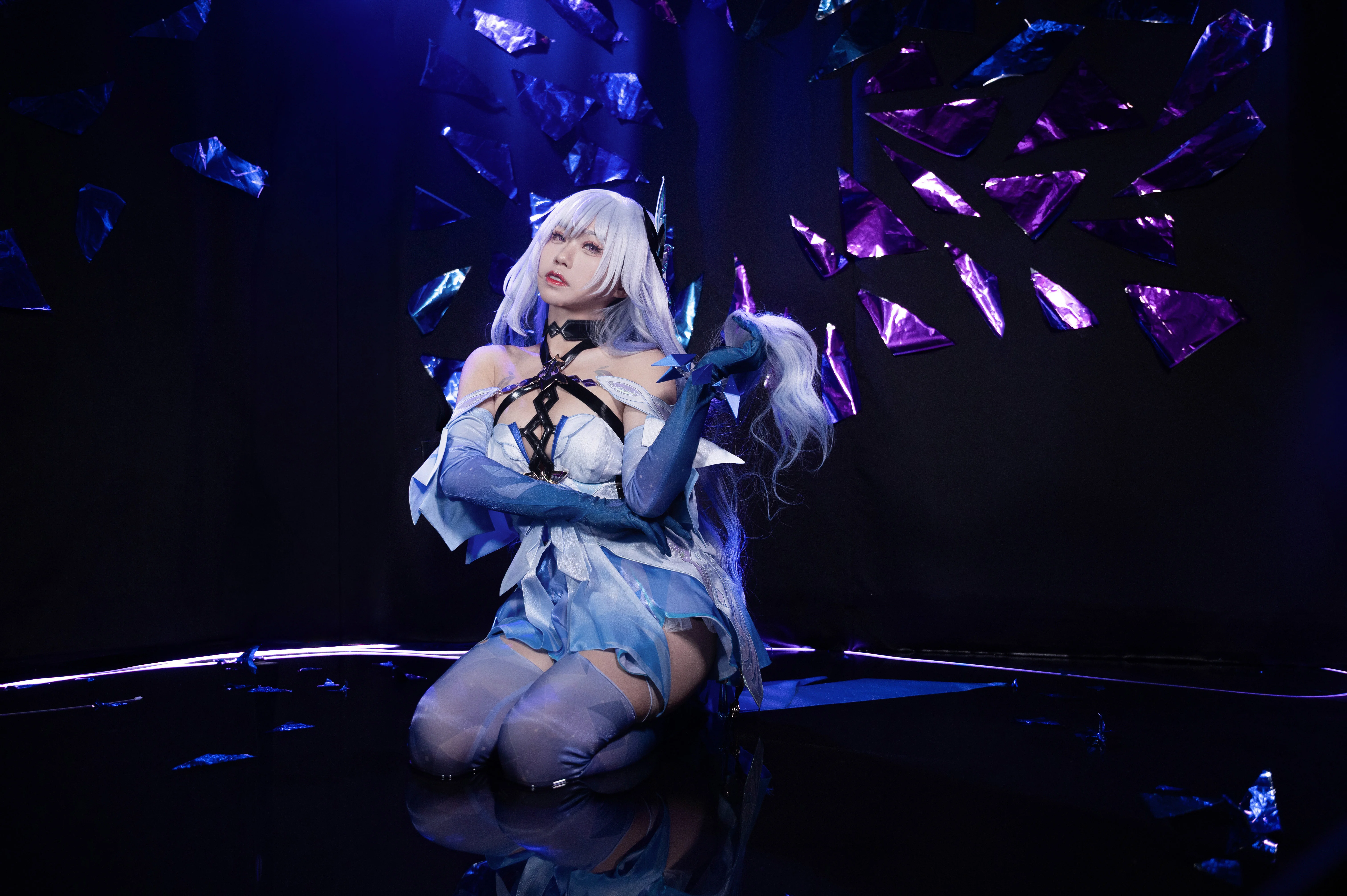 【丝柯克cos】原神中的寂灭星芒，重装剑士的冷酷瞬间 - 第 11 张