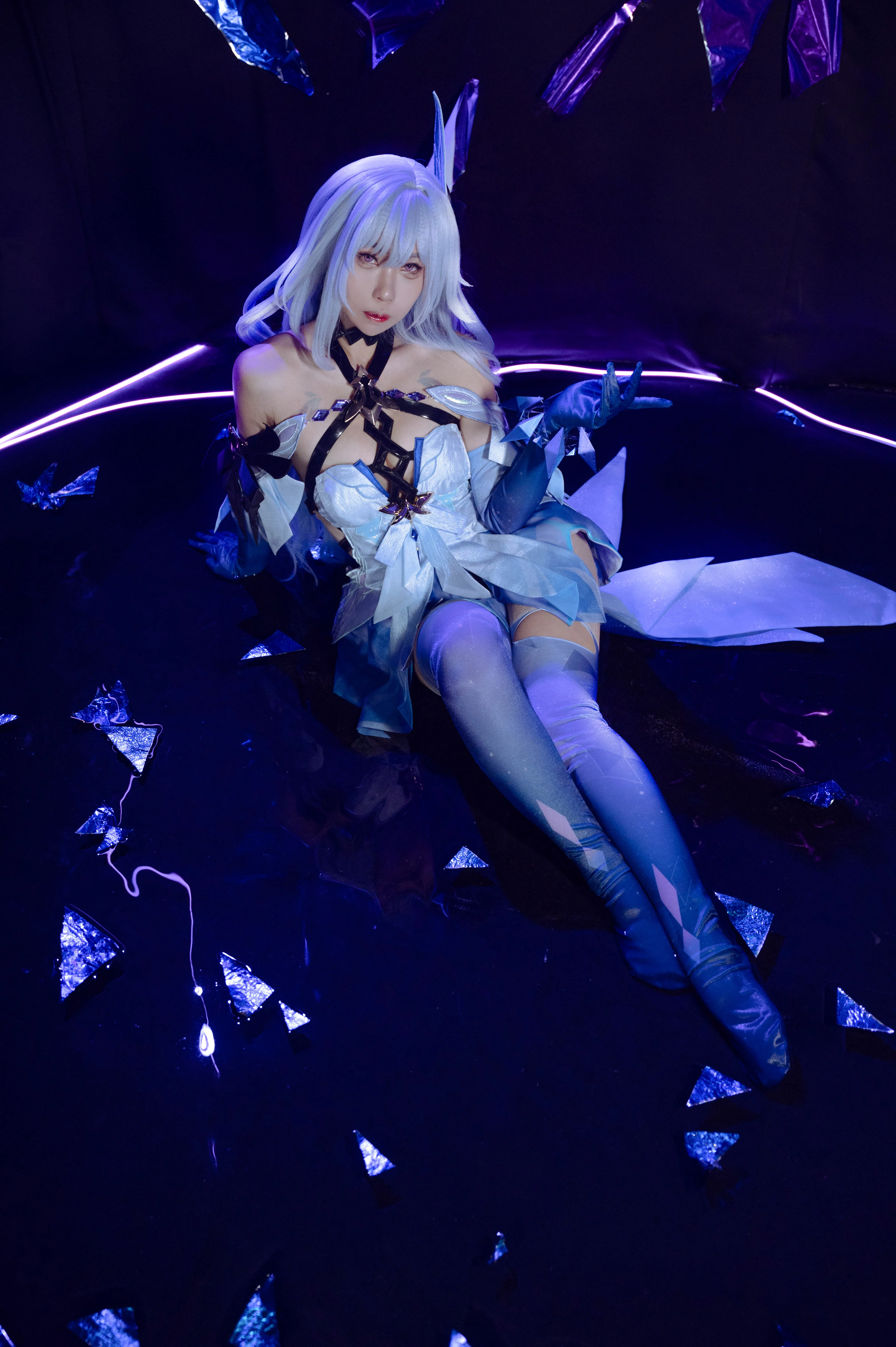 【丝柯克cos】原神中的寂灭星芒，重装剑士的冷酷瞬间 - 第 12 张