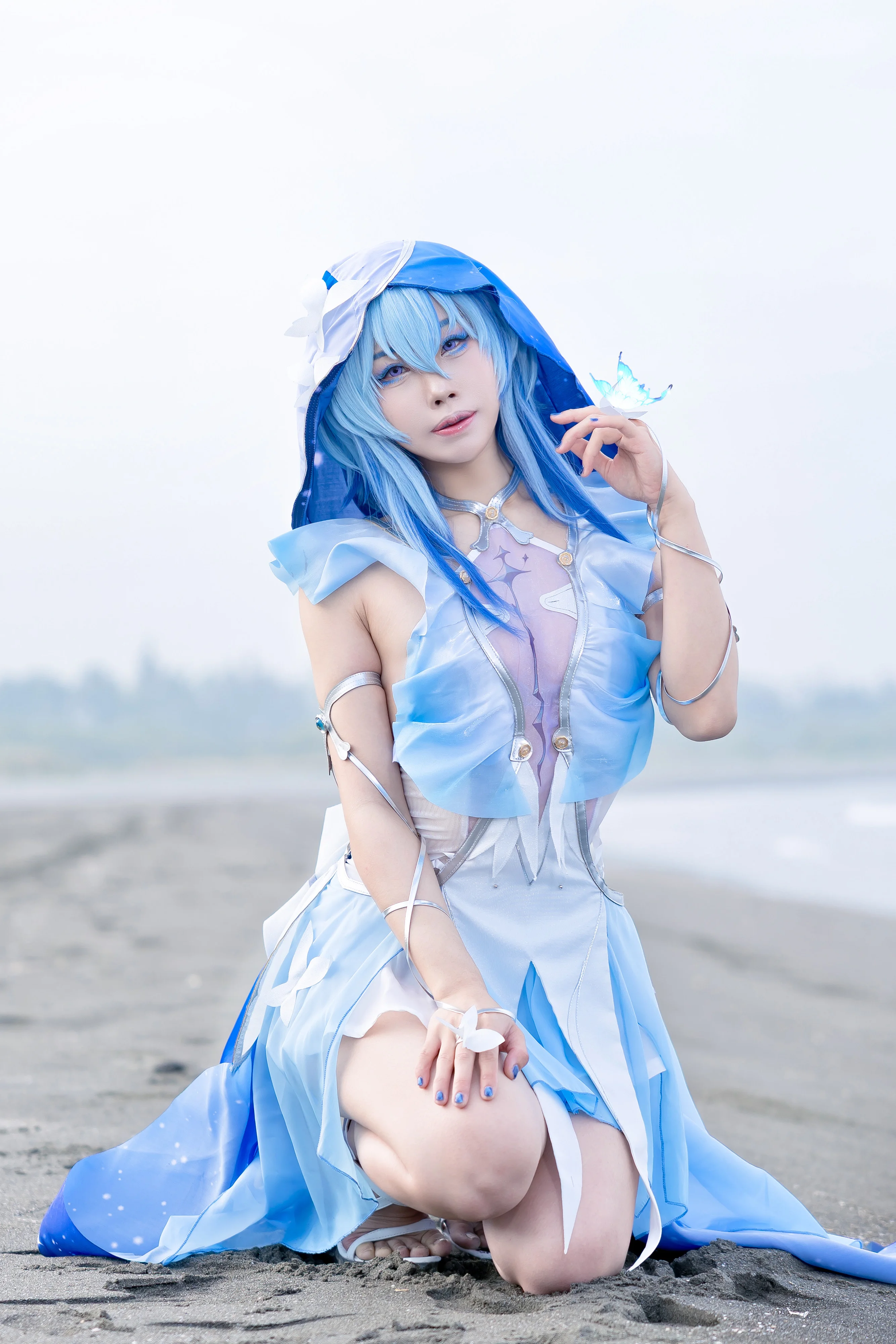 【守岸人cos】鸣潮海边的静谧守望与风的故事