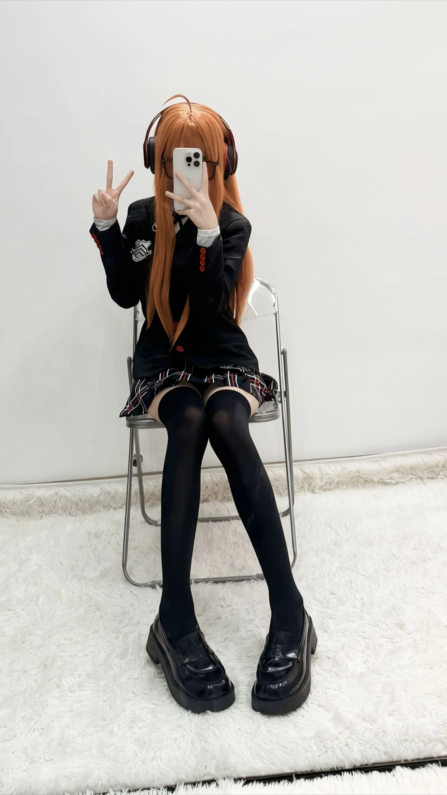 [Futaba Sakura cosplay] Persona 5 Everyday Mature Senior Vibes in a School Uniform - Image 1